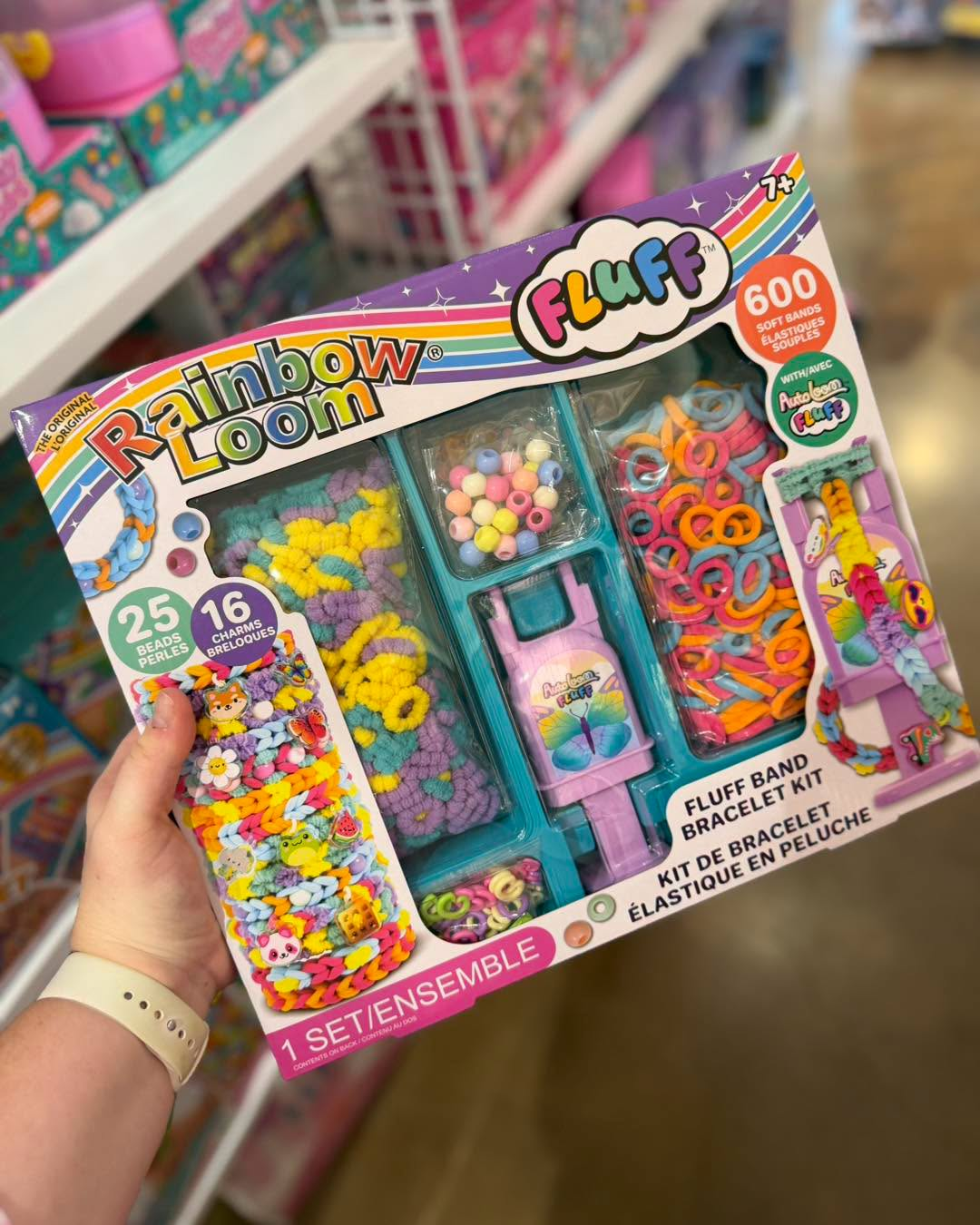 Rainbow Loom is back! Discover vivid bracelet-making kits for creative crafting, friendship gifts, and hands-on fun. Shop the collection in store or online and start making your own rainbow creations.