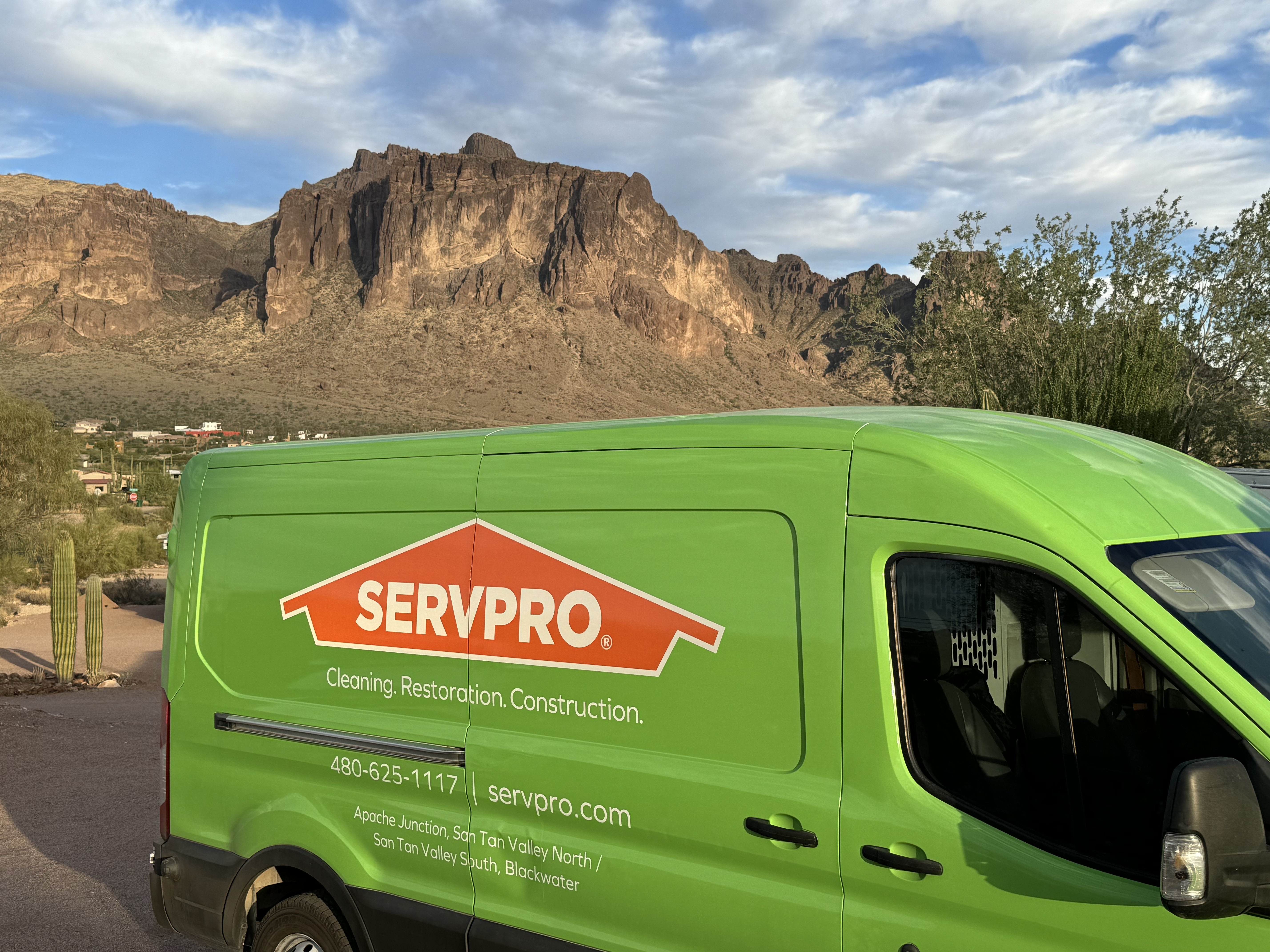 Water Damage near the Superstition Mountains