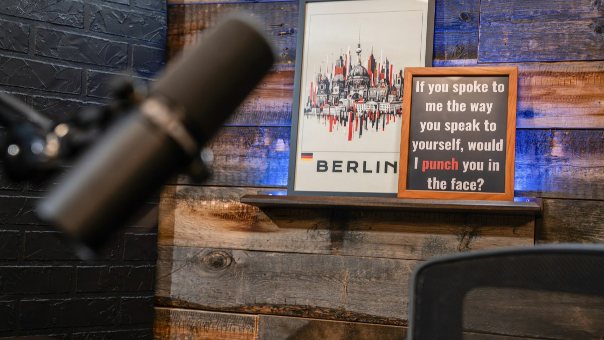 With professional recording equipment and peaceful surroundings, the Motyv studio is where faith-centered conversations begin.