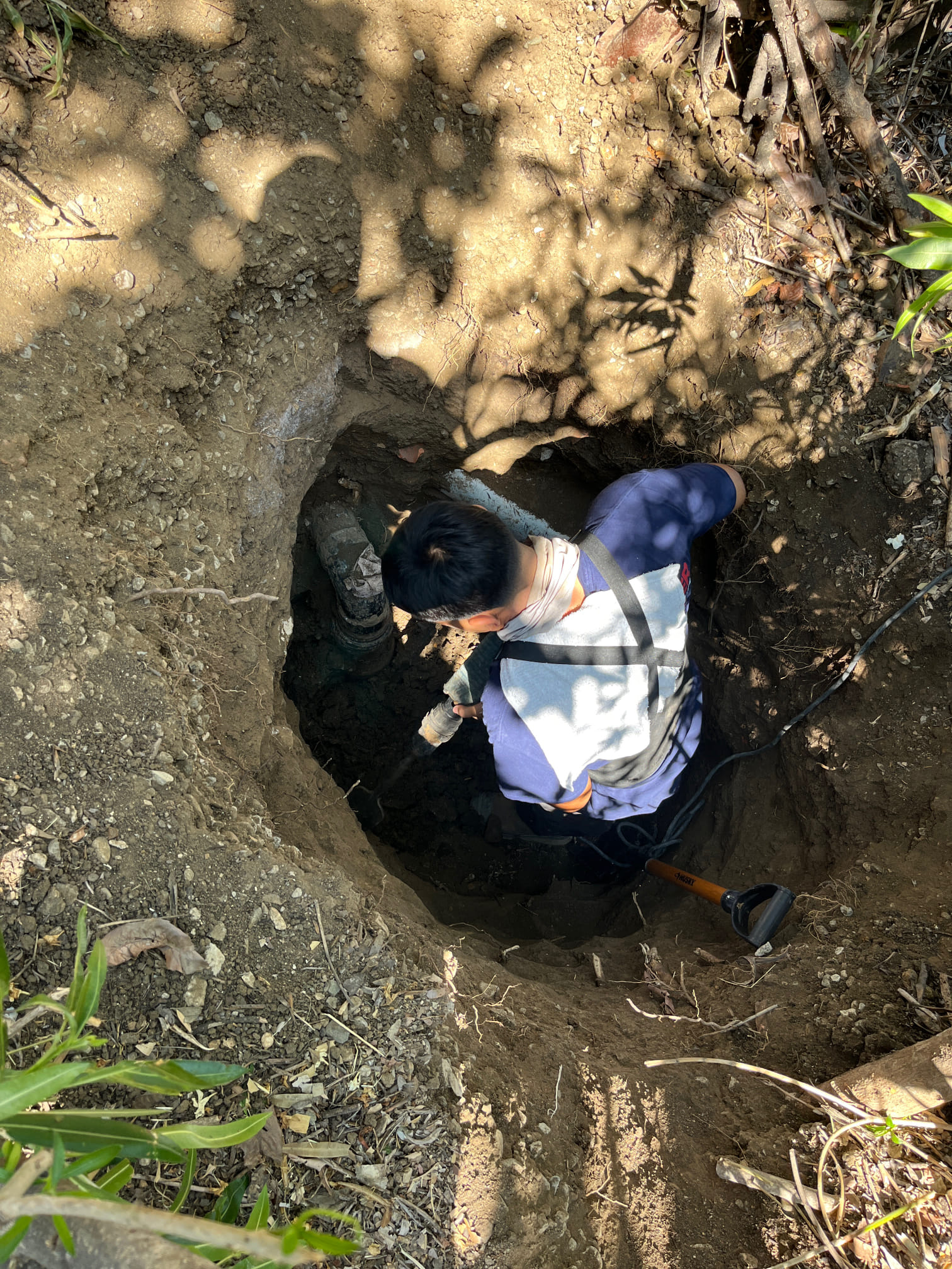 Work in progress  No job too big or small! Give us a call if we can help - We're open 24/7  From clogged sinks to street jobs - We do it all! Proudly serving Los Angeles, Orange County and San Diego.