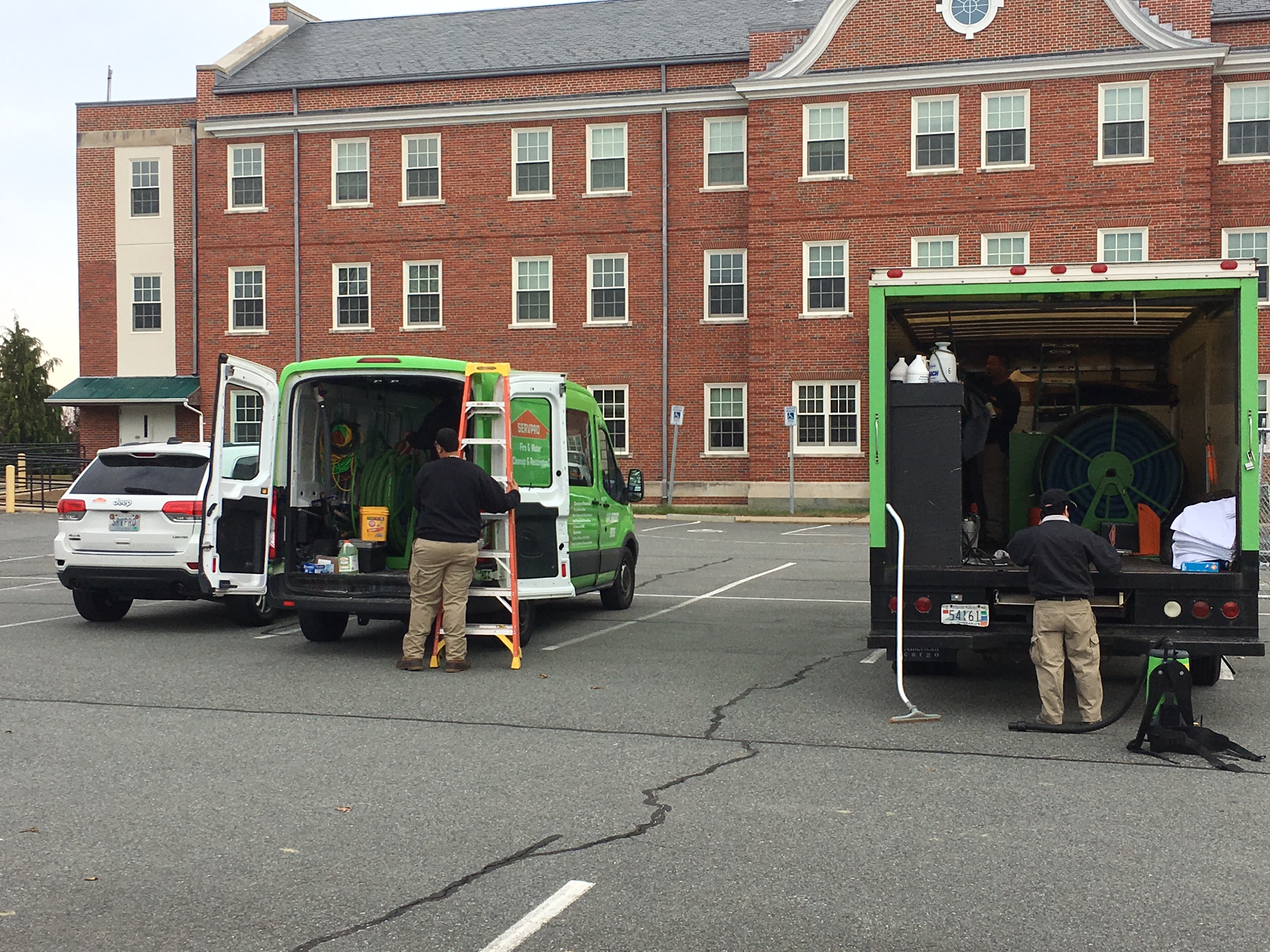 Getting ready for a busy day! #SERVPRO