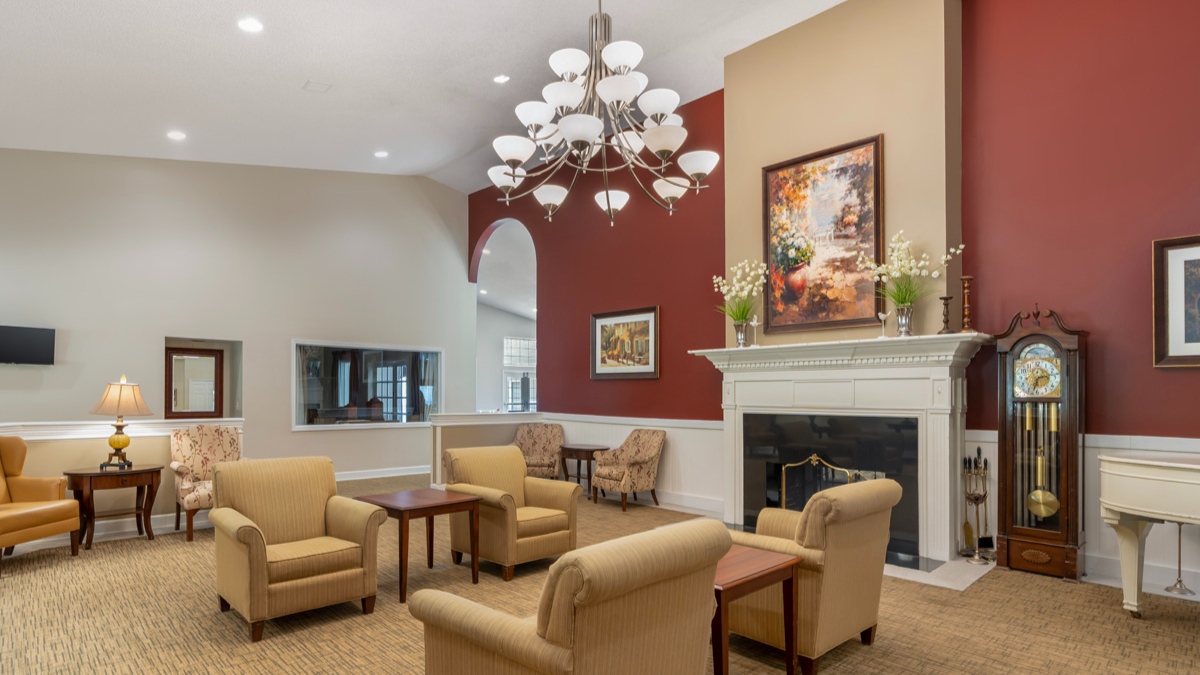 Brookdale Brighton Community Living Room