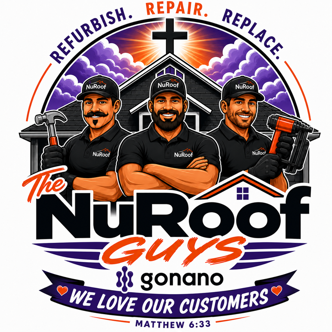 The NuRoof Guys Logo