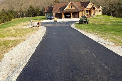 Long Asphalt Driveway from Big City Asphalt