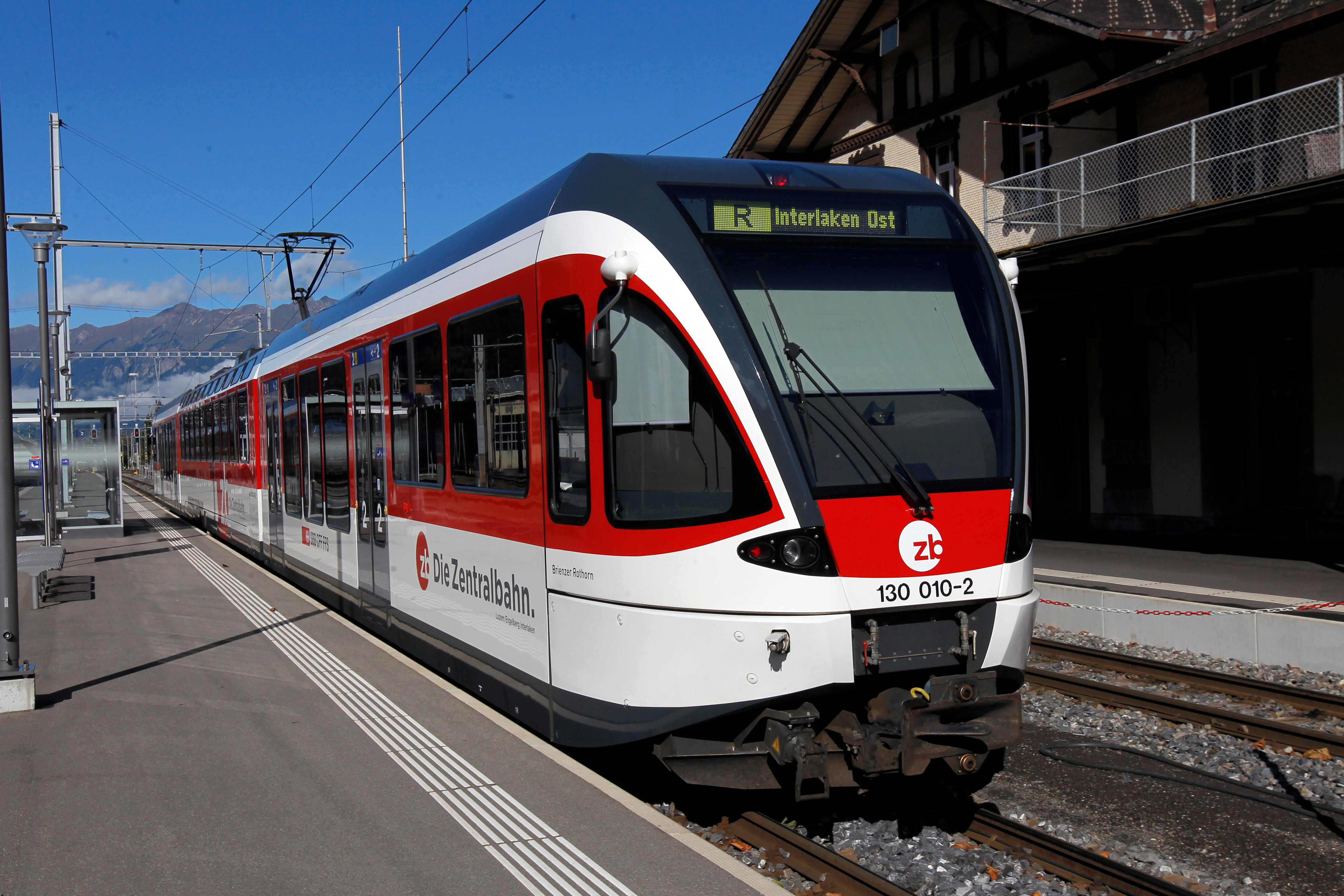 zb Zentralbahn AG – Reisezentrum Meiringen, Bahnhofplatz 12 in Meiringen