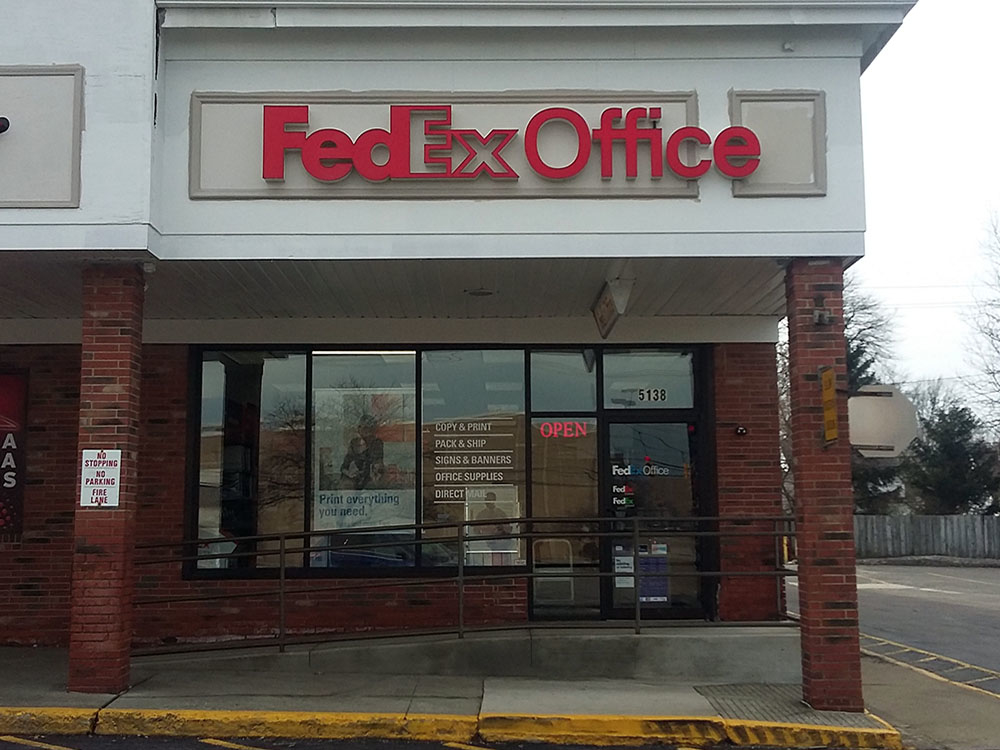 Exterior photo of FedEx Office location at 5138 Wilson Mills Rd\t Print quickly and easily in the self-service area at the FedEx Office location 5138 Wilson Mills Rd from email, USB, or the cloud\t FedEx Office Print & Go near 5138 Wilson Mills Rd\t Shipping boxes and packing services available at FedEx Office 5138 Wilson Mills Rd\t Get banners, signs, posters and prints at FedEx Office 5138 Wilson Mills Rd\t Full service printing and packing at FedEx Office 5138 Wilson Mills Rd\t Drop off FedEx packages near 5138 Wilson Mills Rd\t FedEx shipping near 5138 Wilson Mills Rd