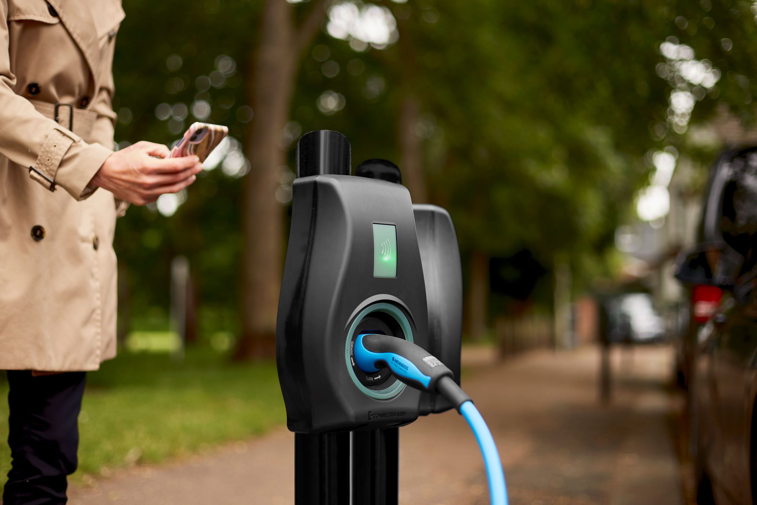 Connected Kerb Charging Station Hythe 08000 291696