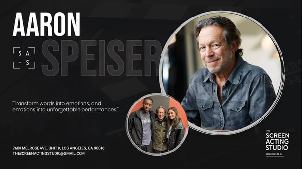 Images Aaron Speiser - The Screen Acting Studio