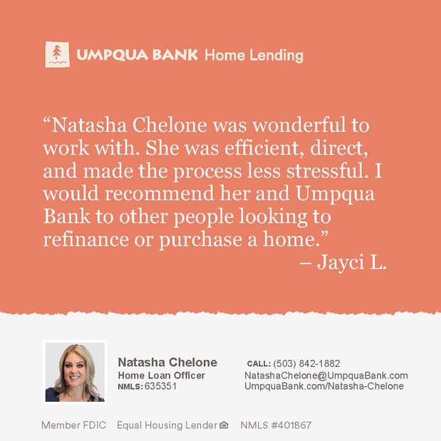 Images Natasha Chelone - Umpqua Bank Home Lending