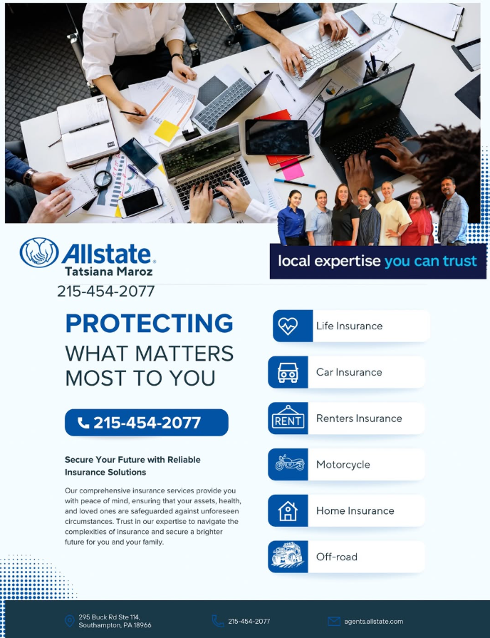 Local insurance representative you can trust !