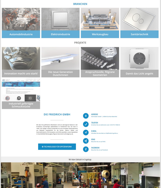 Friedrich GmbH, Kühnhaider Straße 1 in Grünhain-Beierfeld