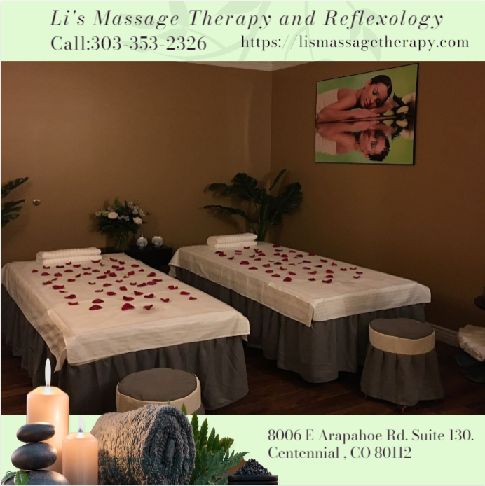 Our traditional full body massage in Centennial, CO
includes a combination of different massage therapies like
Swedish Massage, Deep Tissue, Sports Massage, Hot Oil Massage
at reasonable prices.