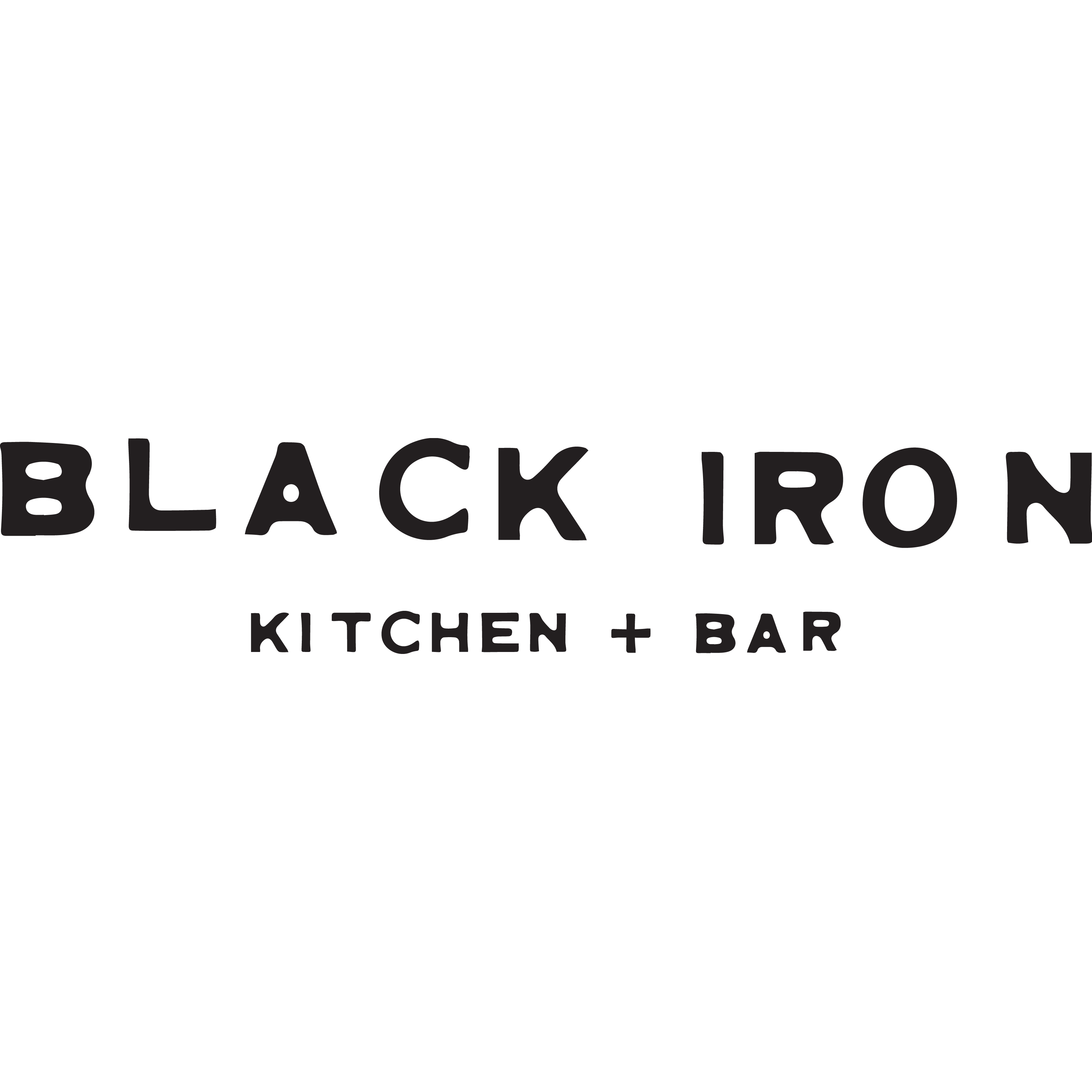 Black Iron Kitchen + Bar Logo