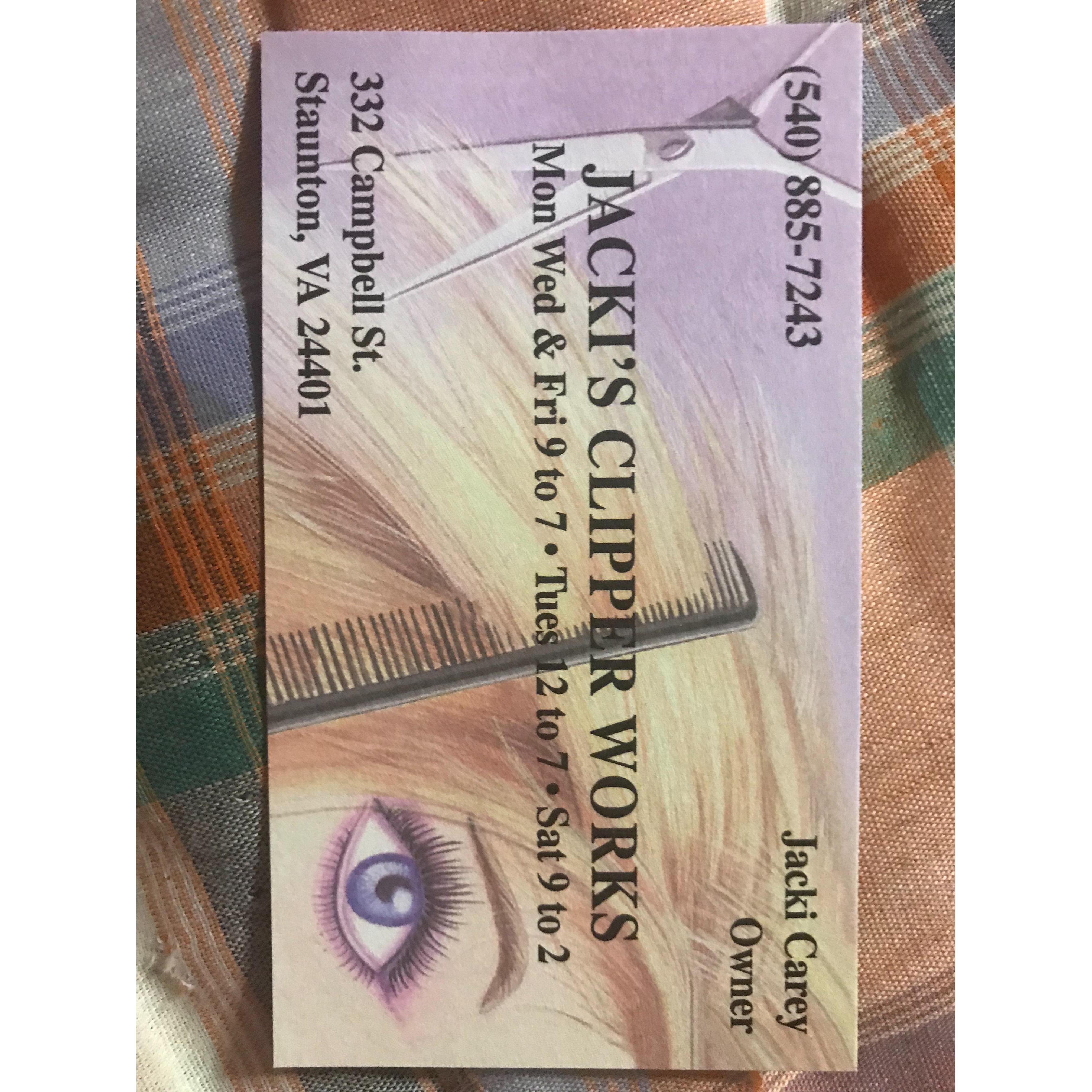 Jacki's Clipper Works, LLC.