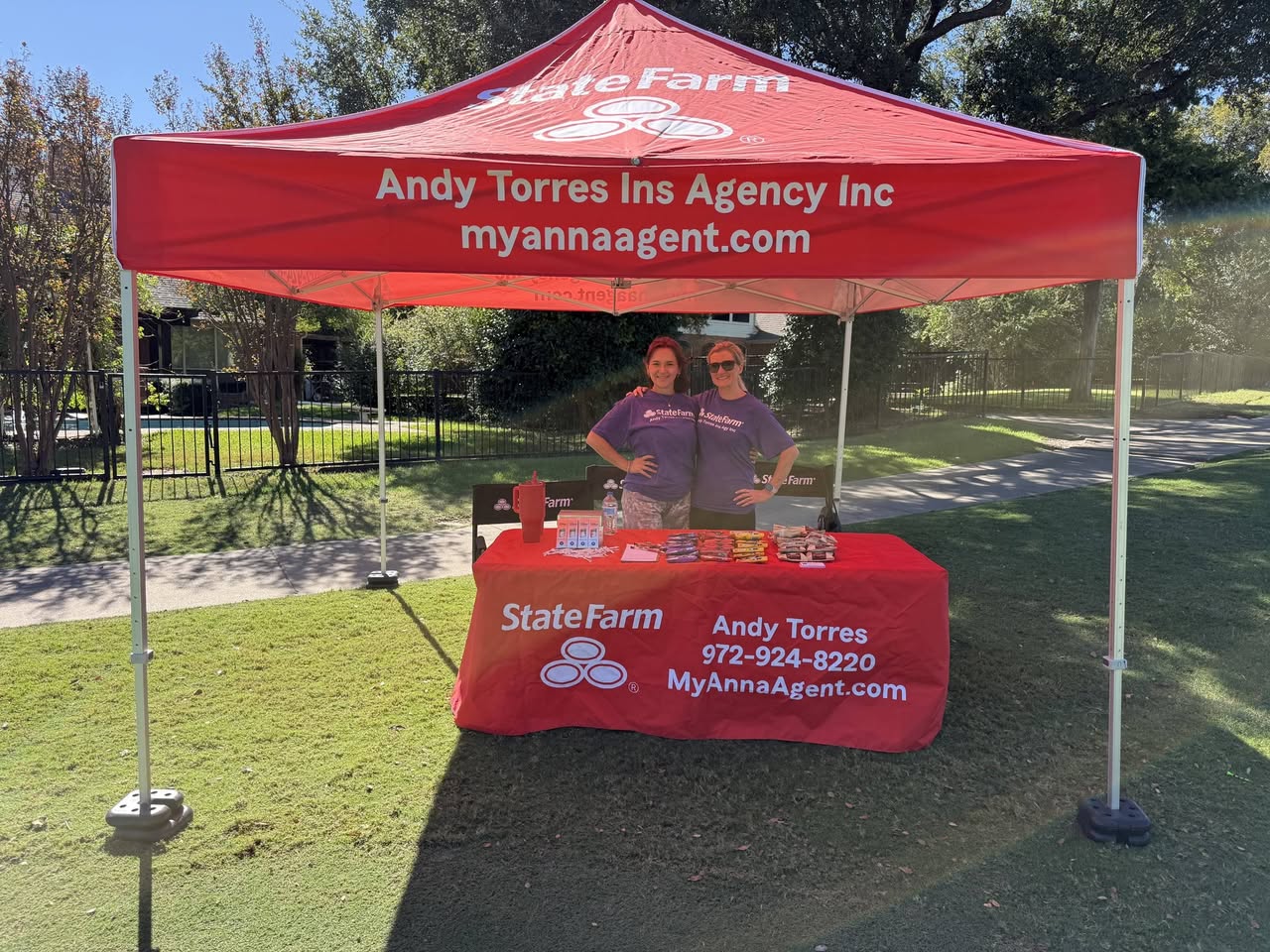 A sunny day on the course gave our team the chance to connect with neighbors, cheer on Anna Dental,  