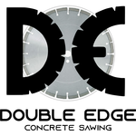 Double Edge Concrete Sawing Logo