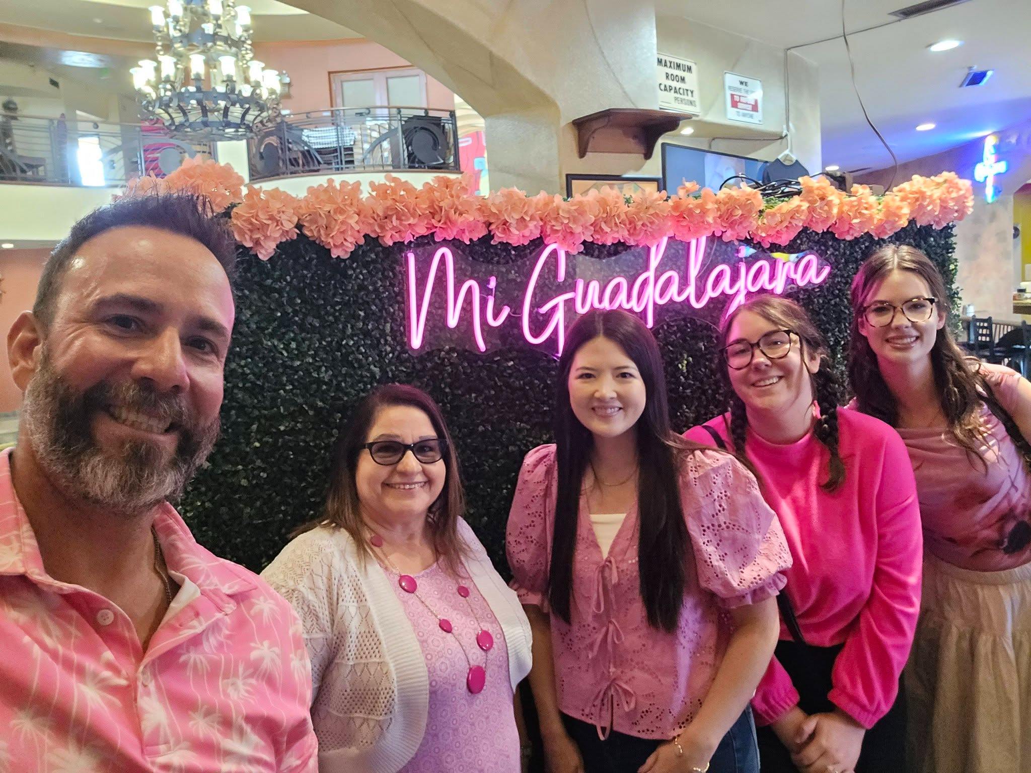 When the team said they wanted to wear pink to our end of month lunch, they understood the assignment. Safe to say they rocked the pink and brought plenty of fun and team spirit with them.