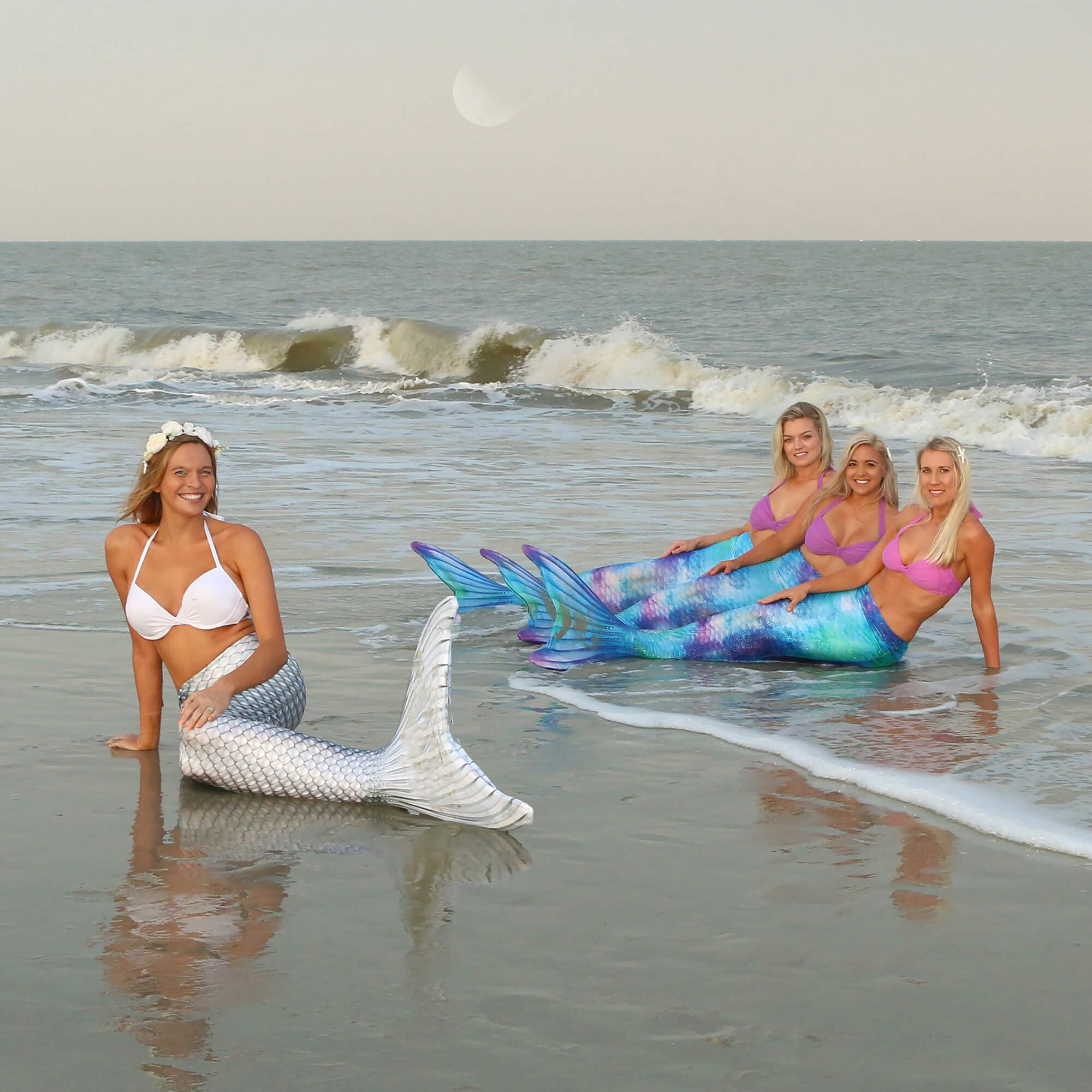 Mermaid Photography for a Bachelorette Party