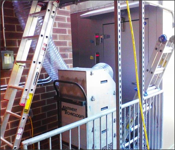 SERVPRO Sets Up Equipment for HVAC Duct Cleaning in Newton, NJ