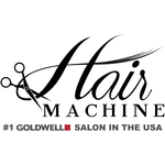 Hair Machine Salon Logo