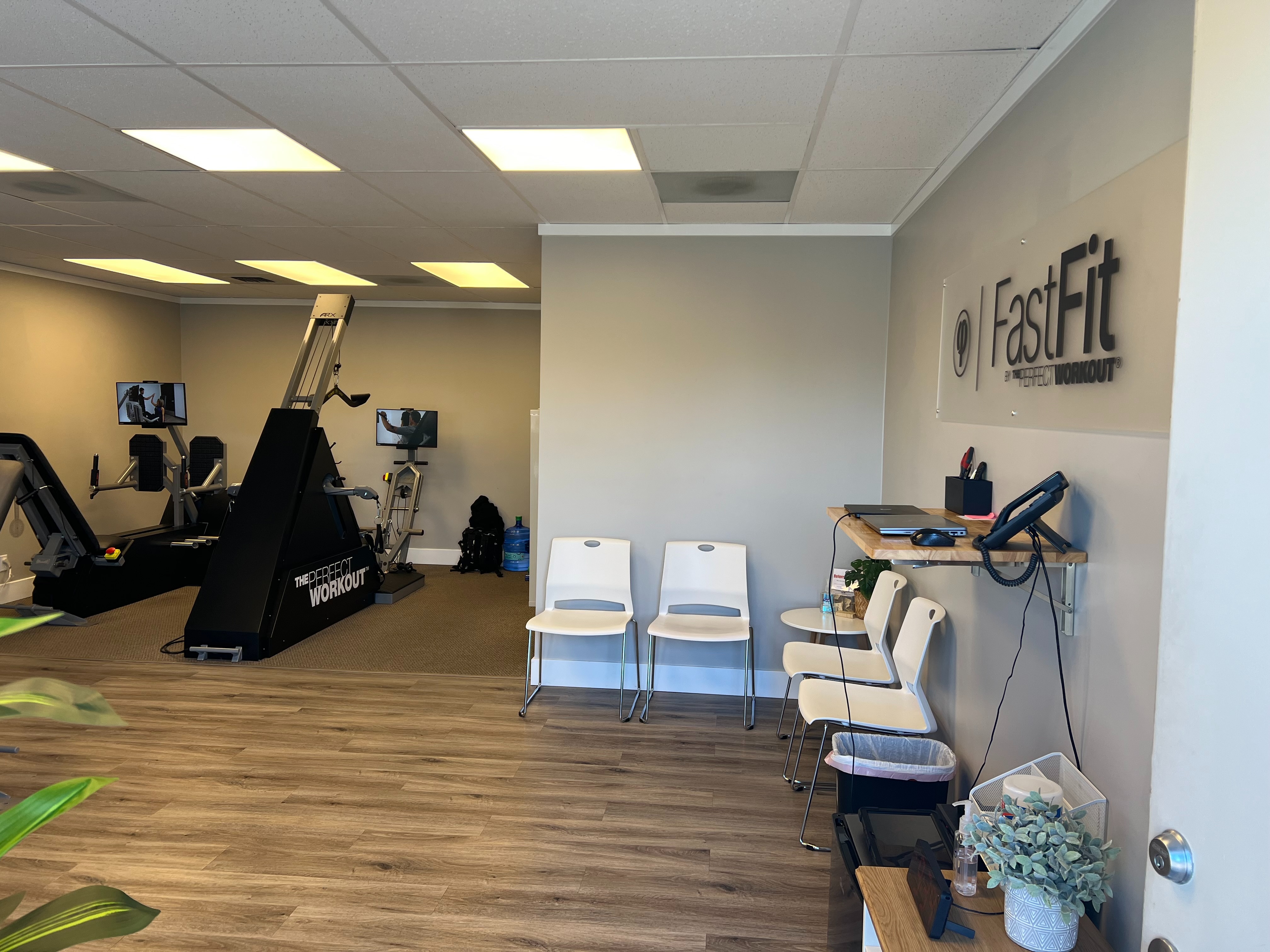 Interior of the FastFit Bellevue studio.