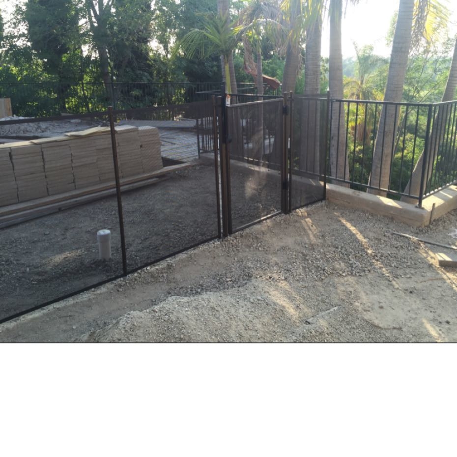 Although there is no cement in this property, we put footings below ground level making it unnoticeable.