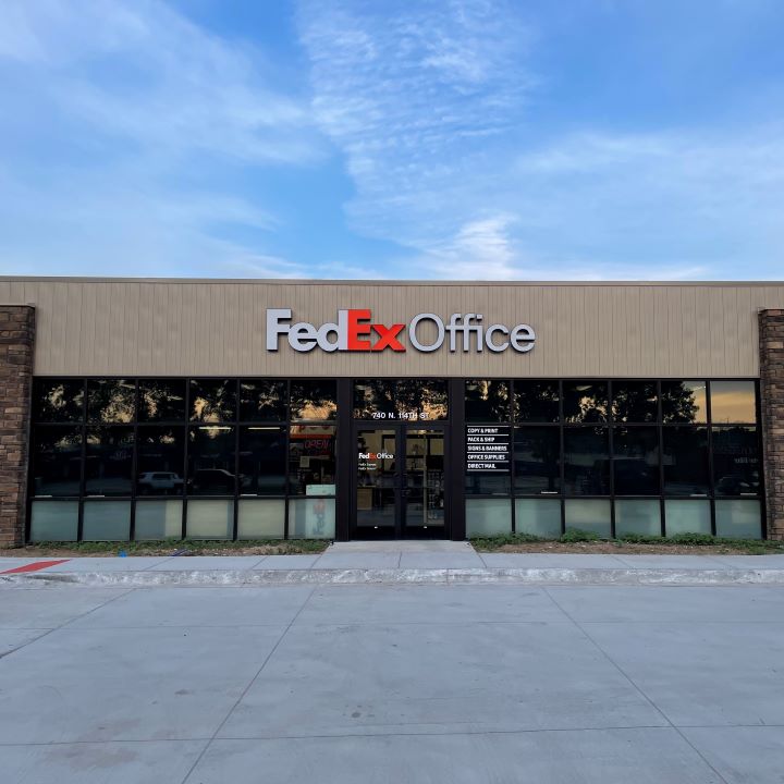 Exterior photo of FedEx Office location at 740 N 114th St\t Print quickly and easily in the self-service area at the FedEx Office location 740 N 114th St from email, USB, or the cloud\t FedEx Office Print & Go near 740 N 114th St\t Shipping boxes and packing services available at FedEx Office 740 N 114th St\t Get banners, signs, posters and prints at FedEx Office 740 N 114th St\t Full service printing and packing at FedEx Office 740 N 114th St\t Drop off FedEx packages near 740 N 114th St\t FedEx shipping near 740 N 114th St