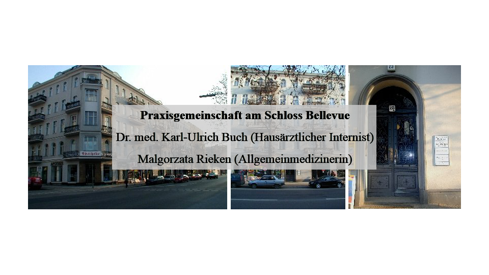 Praxis Dr. Buch und Rieken am Schloss Bellevue, Paulstraße 3 in Berlin