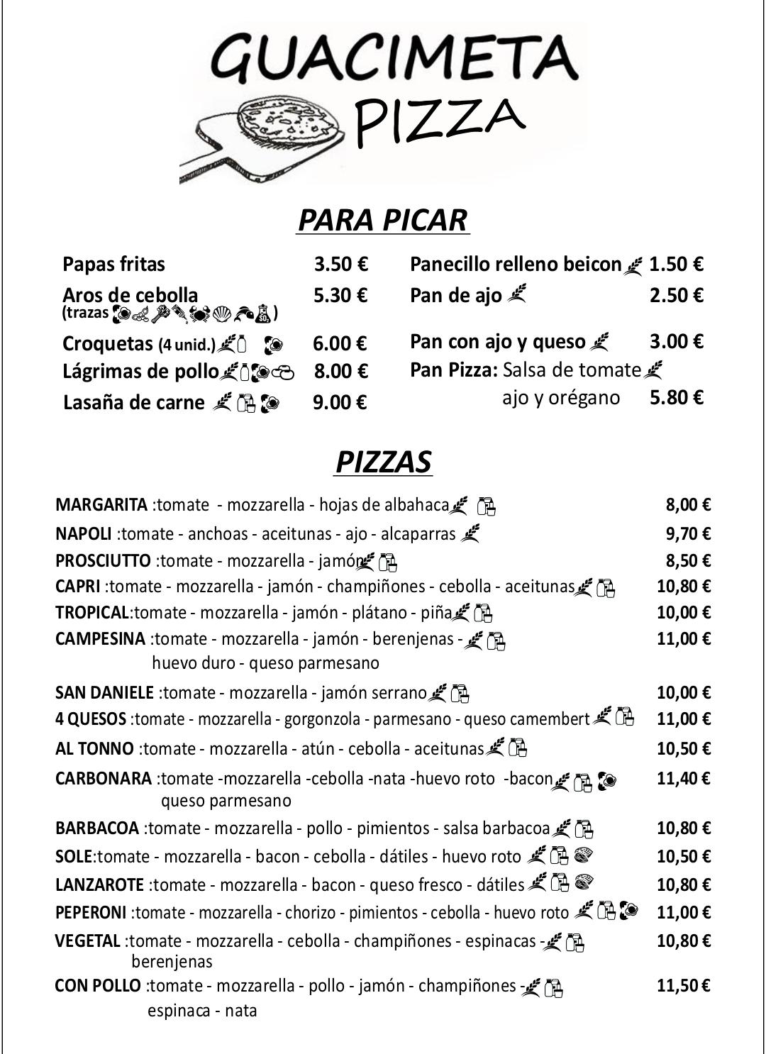 Images Guacimeta Pizza