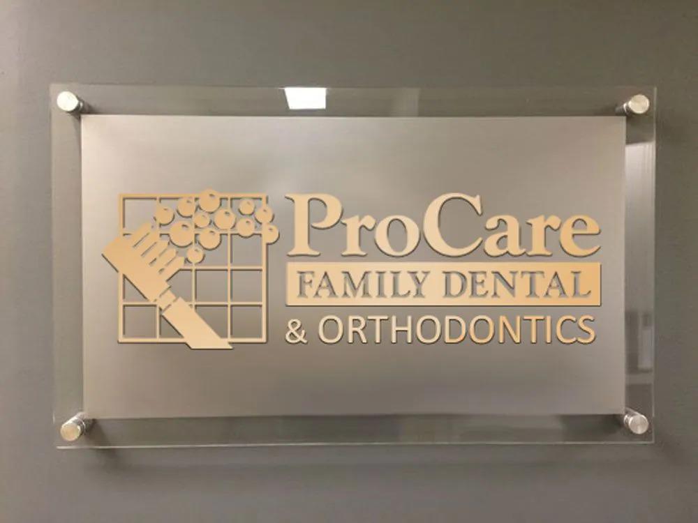 ProCare Family Dental & Orthodontics Signage in Morton Grove, IL.