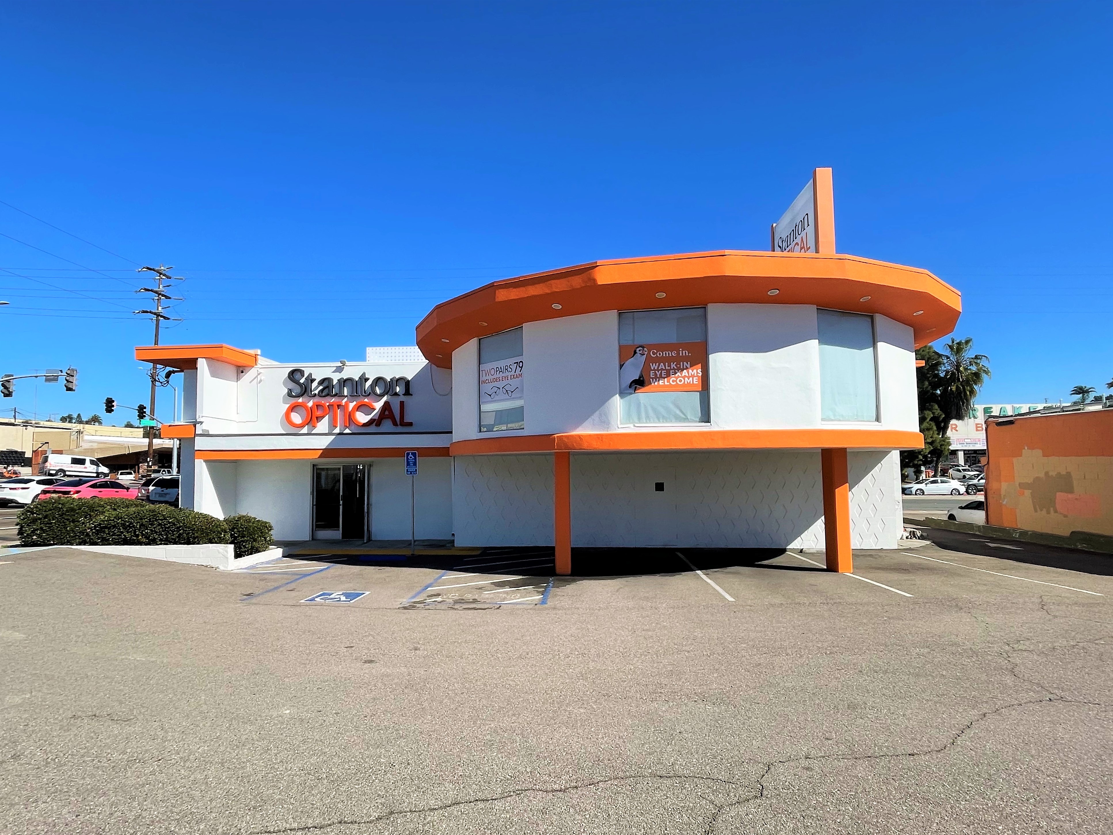 Storefront at Stanton Optical store in National City, CA 91950