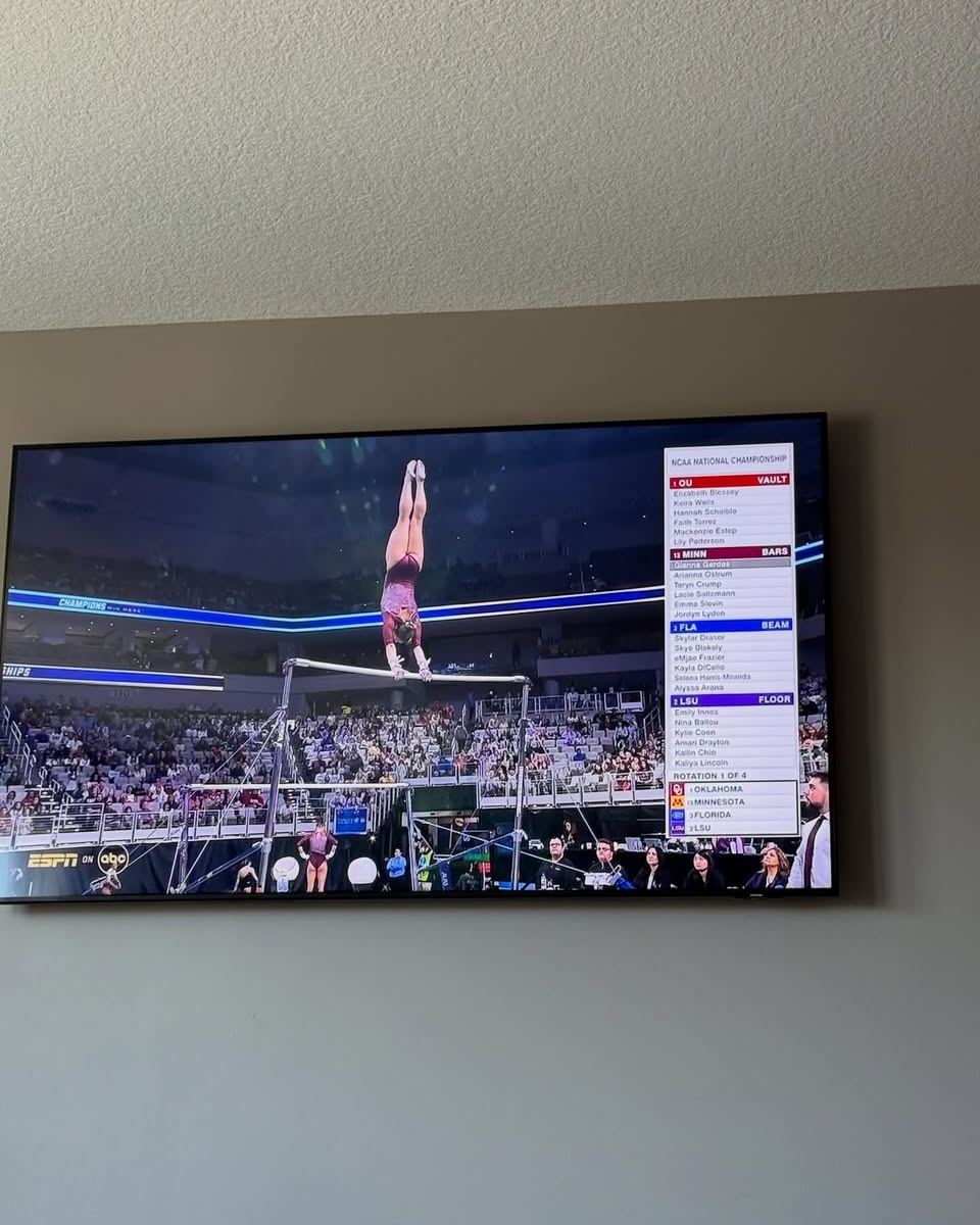 What a day for Minnesota sports. Huge congrats to Gopher Women’s Gymnastics on making the Final Four 