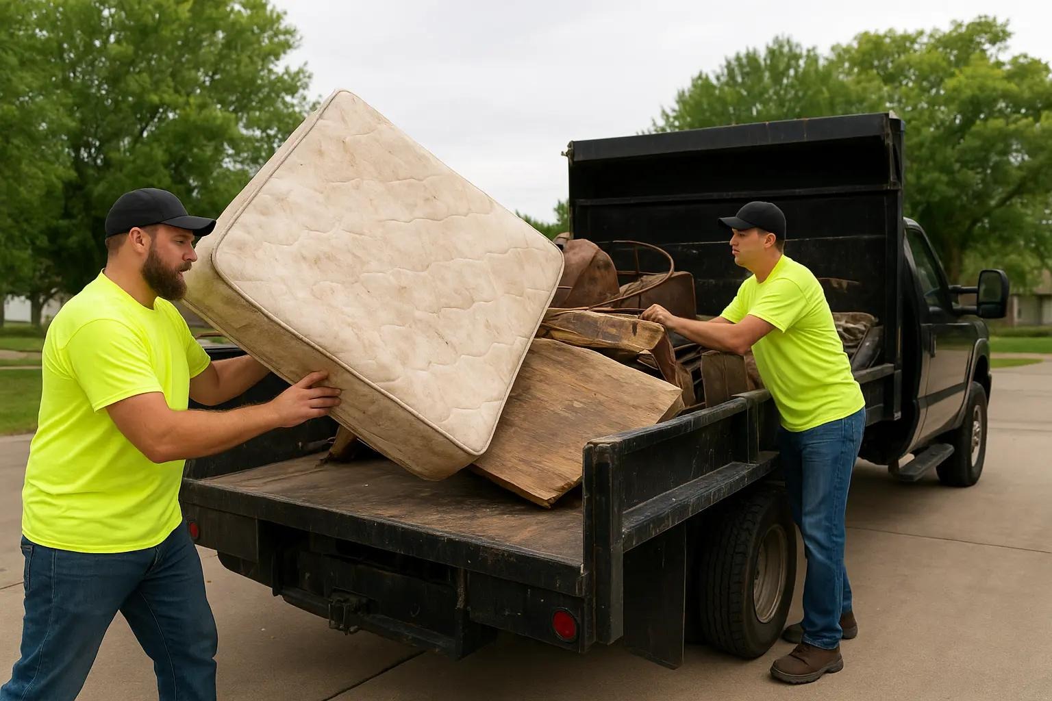 All Clear Alliance provides dependable junk removal services for unwanted furniture, mattresses, scrap materials, and other bulky household items. Our team handles loading and haul-away efficiently, leaving the surrounding area clean and ready to use.