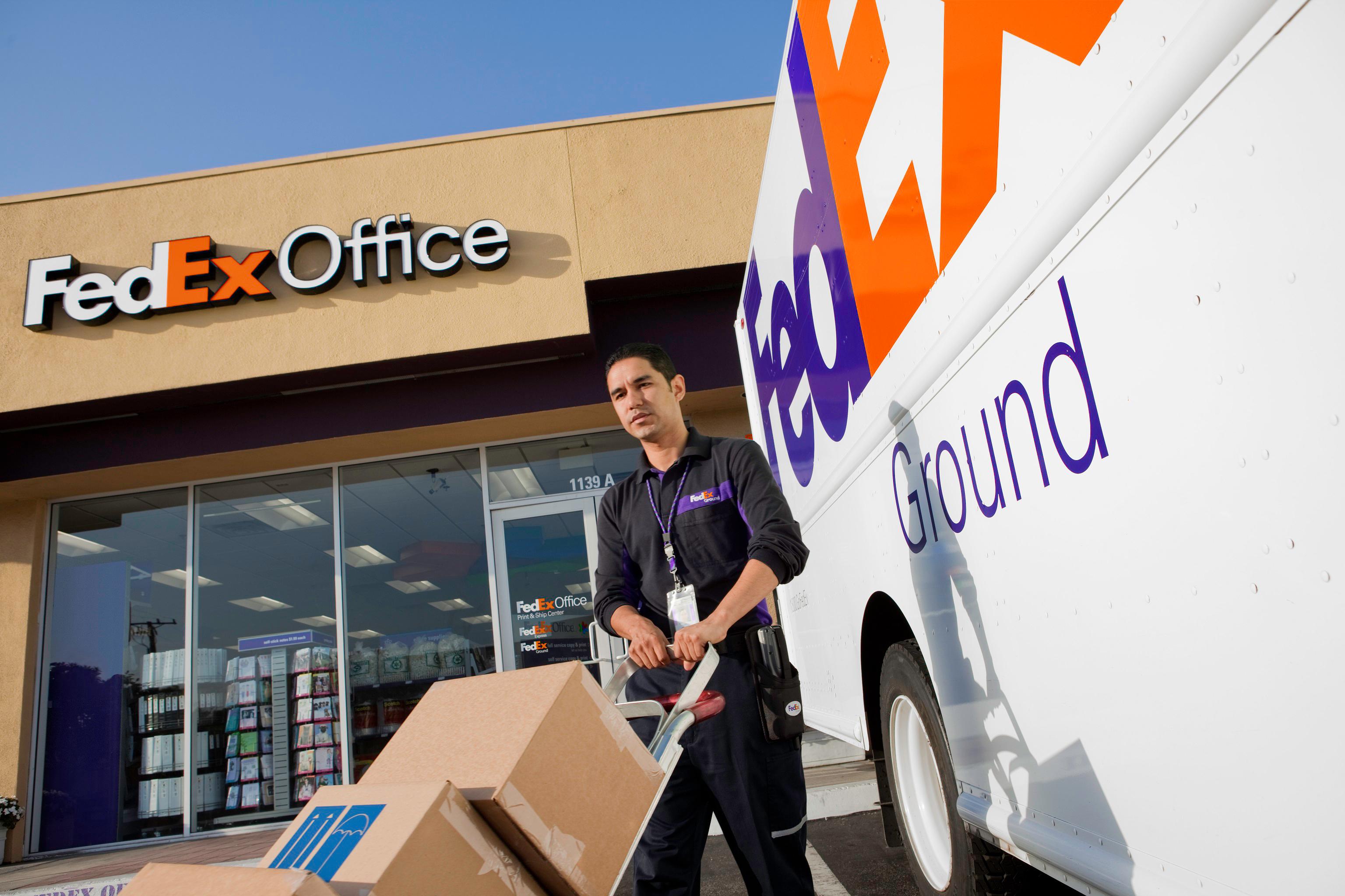 Ship with FedEx Express and FedEx Ground at FedEx Office.