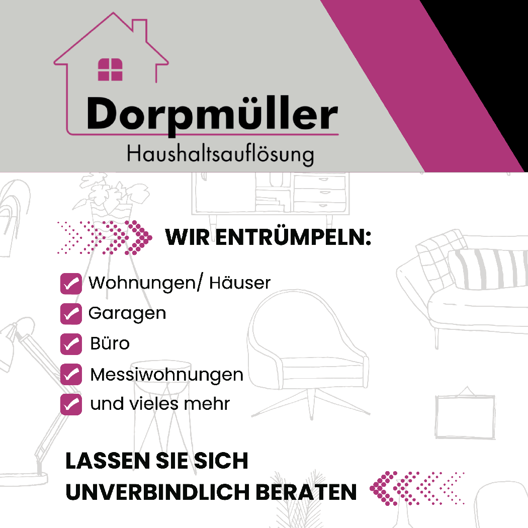 Dorpmüller Haushaltsauslösung, Fahlerweg 12 in Langenfeld (Rheinland)