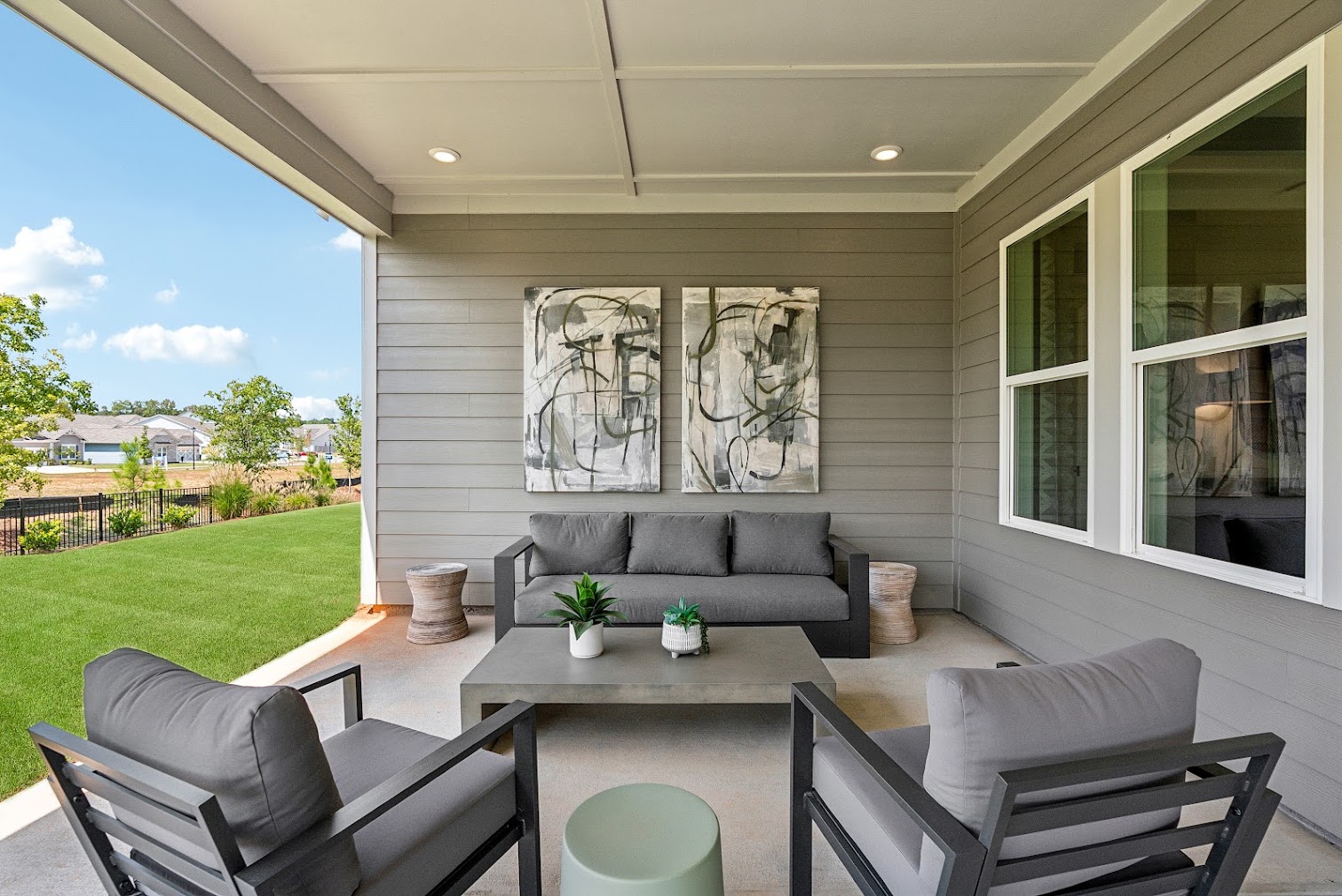 back patio at Cresswind at Spring Haven