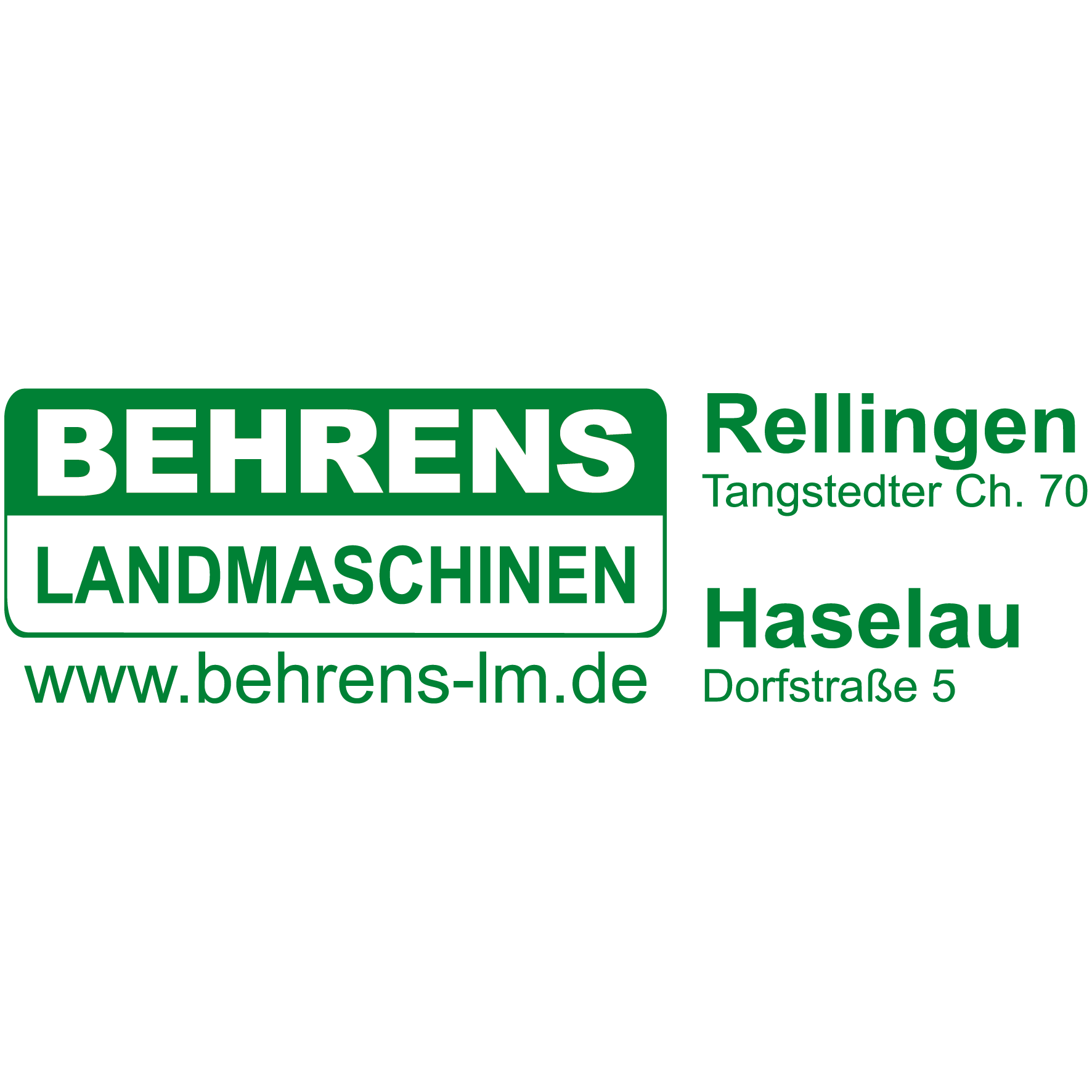 Behrens Landmaschinen in Rellingen - Logo