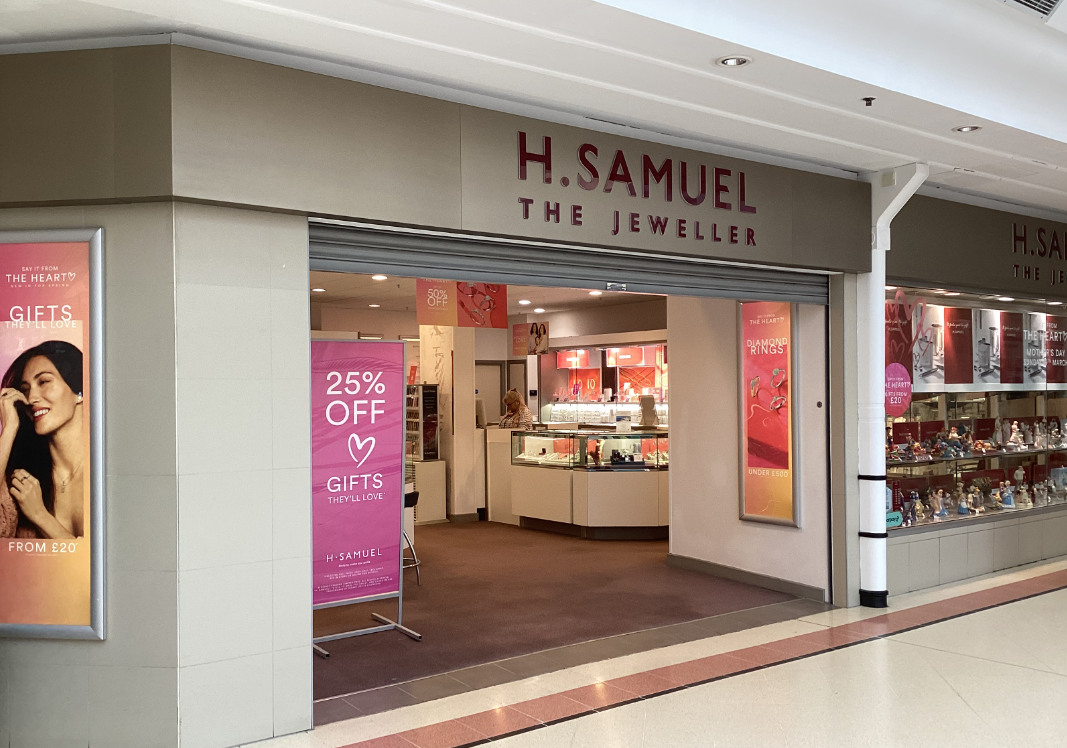 H.Samuel Sunderland  shop front H. Samuel Sunderland 01915 652503