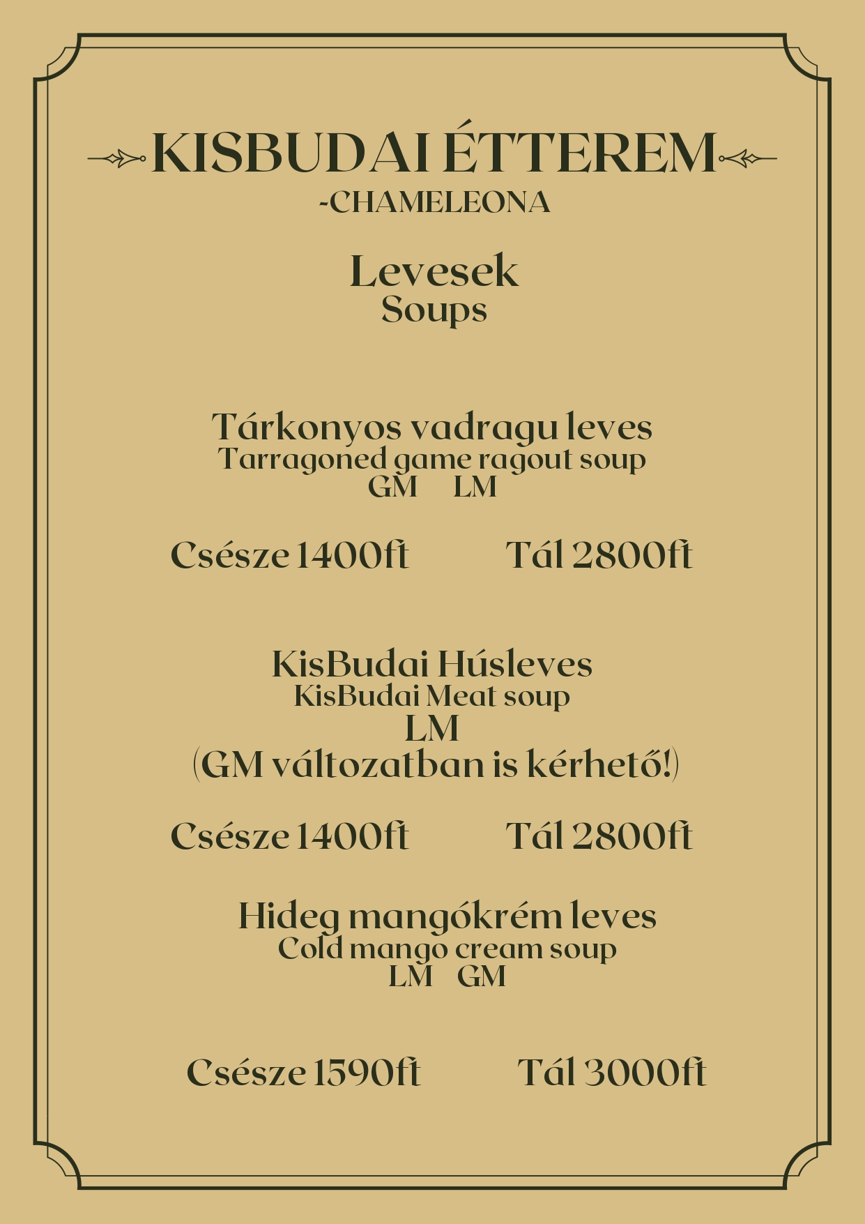 Images KisBudai Étterem - Székesfehérvár Chameleona