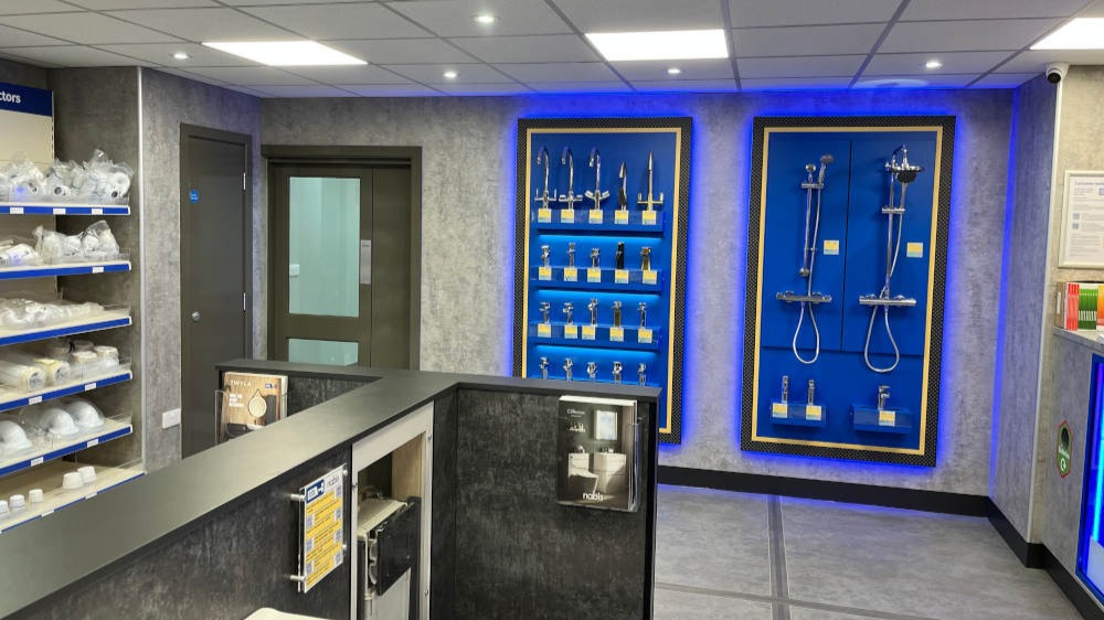 Inside Plumb Centre in Shrewsbury