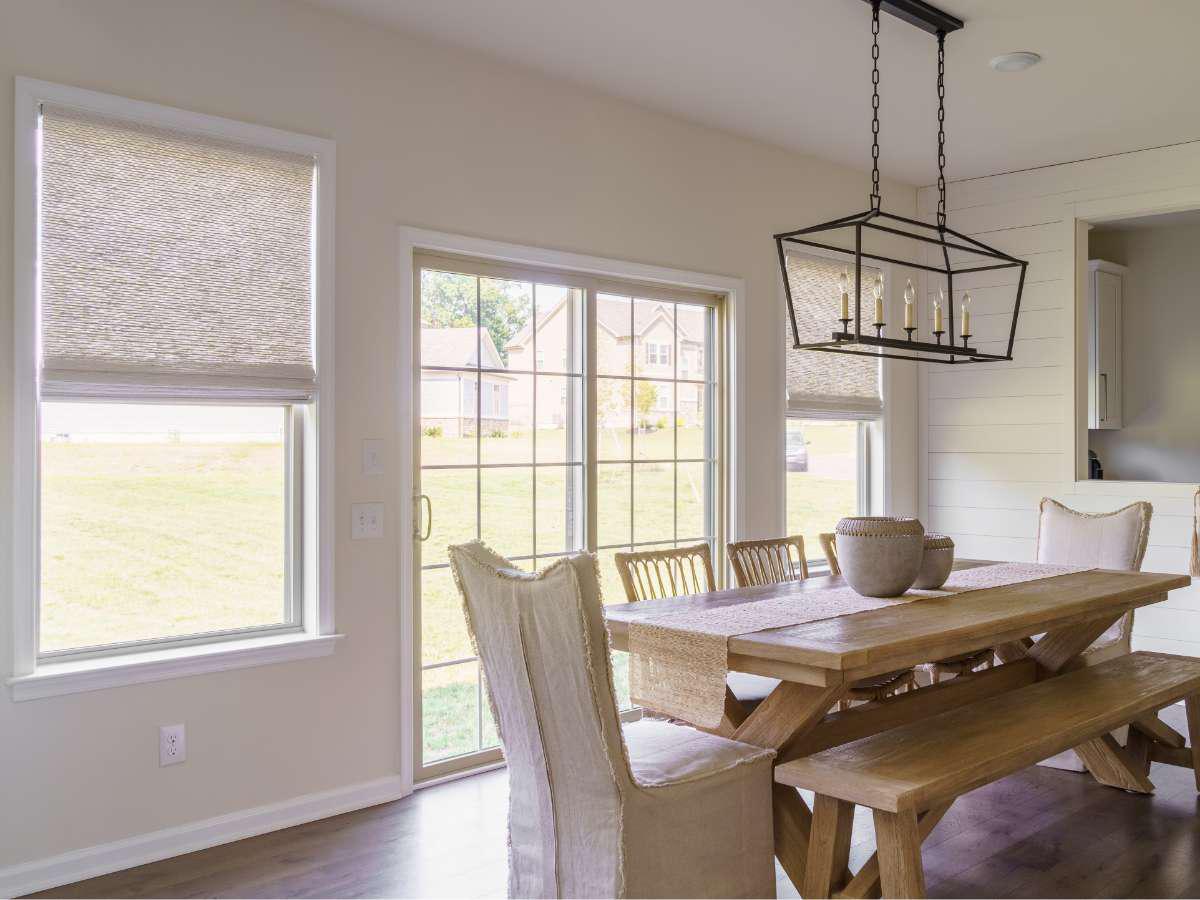 Transform your dining space into a haven of natural elegance with our exquisite woven wood window coverings. Located in the heart of Pasadena and Altadena, we bring you the perfect blend of style and functionality for your home.
