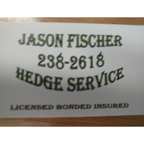 Jason Fischer Hedge Service Logo