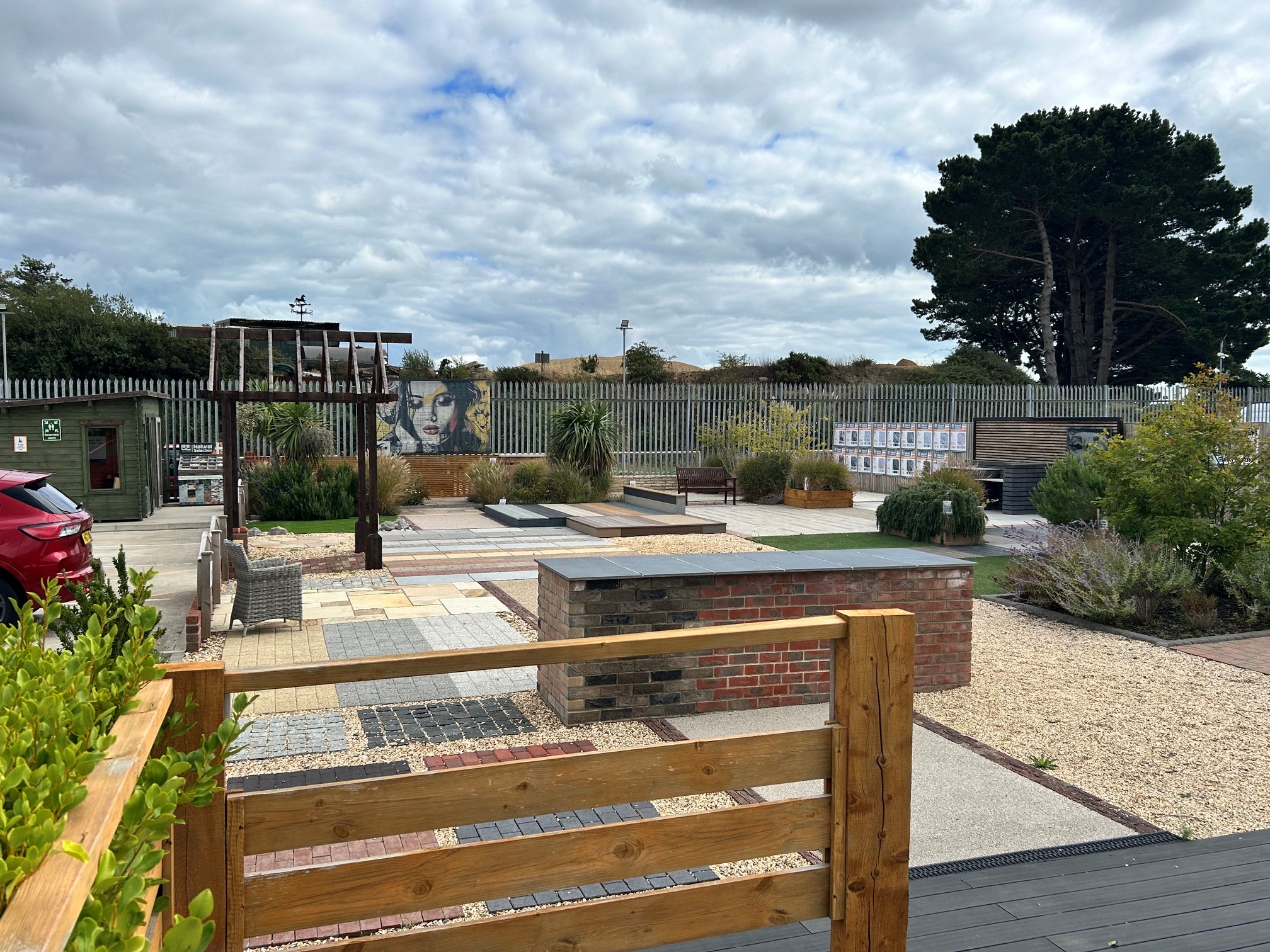 MKM New Milton Landscaping display