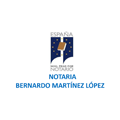 Notaría Bernardo Martínez López Logo