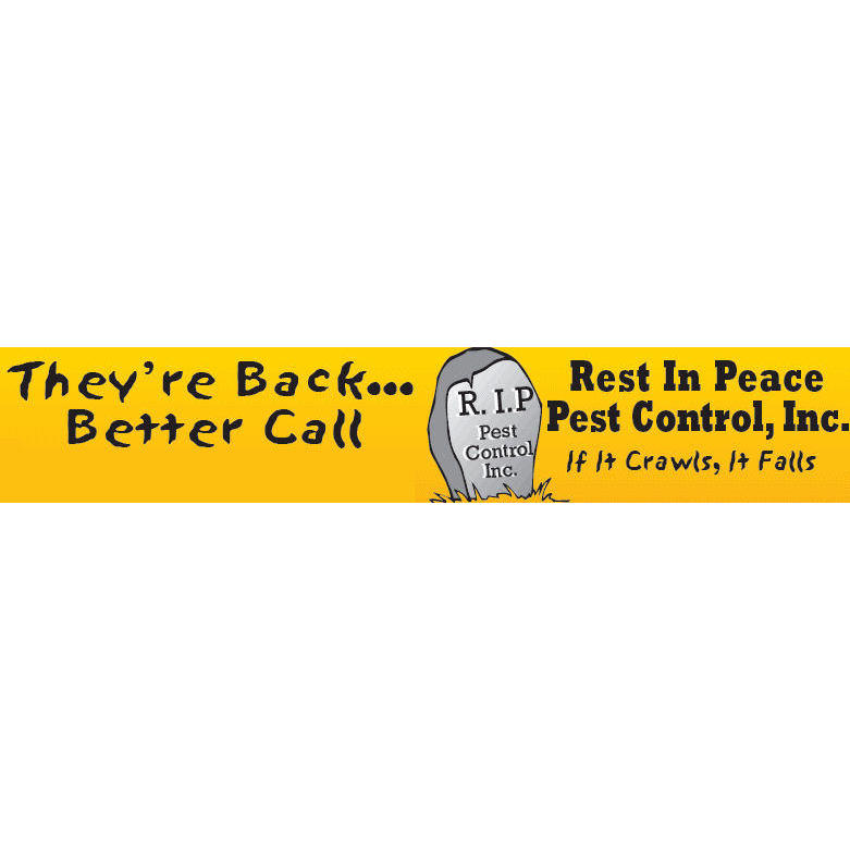 Rest In Peace Pest Control Logo