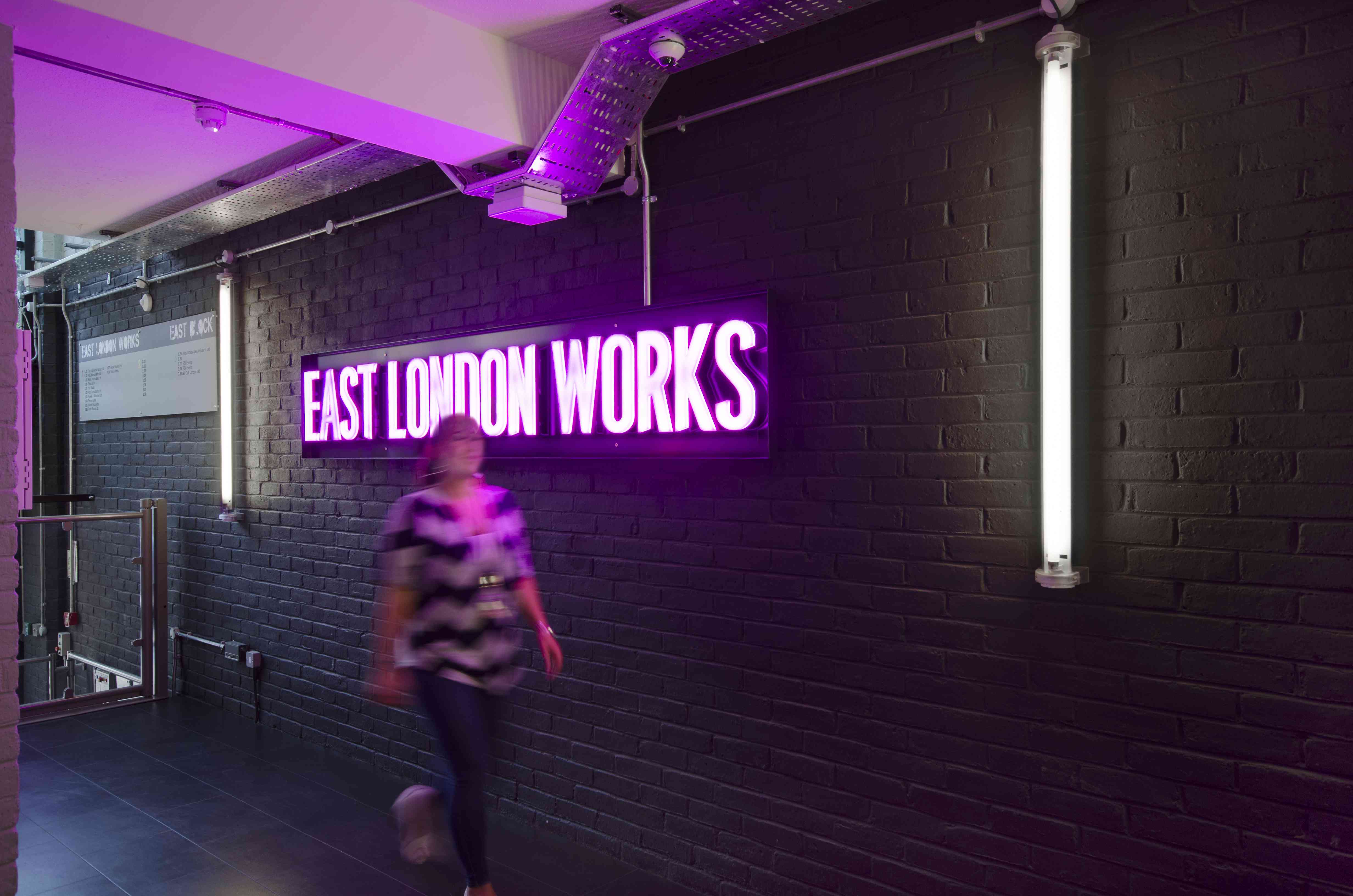 East London Works Entrance, offices to let Tower Hamlets Workspace® | East London Works London 020 3504 7734