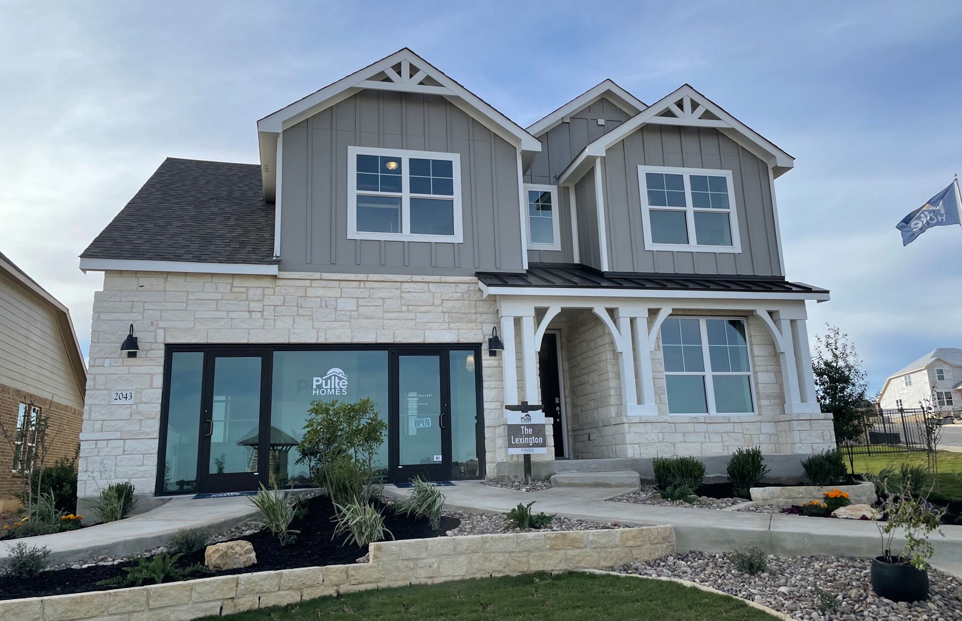 Modern two-story home design offered by Bison Ridge in San Antonio, Texas, by Pulte Homes