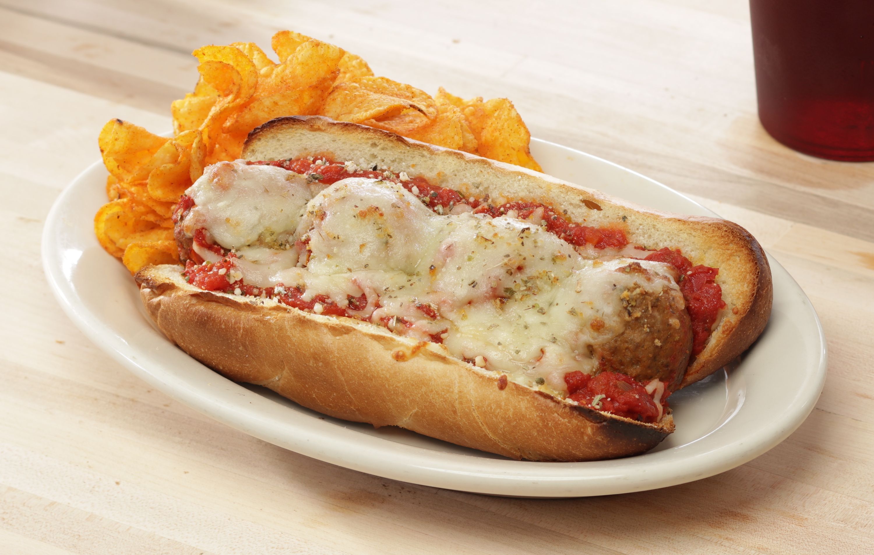 MEATBALL PARMIGIANA SUB - Johnny's Own Meatballs served with marinara sauce & mozzarella cheese. Johnny's New York Style Pizza Snellville (770)978-8180