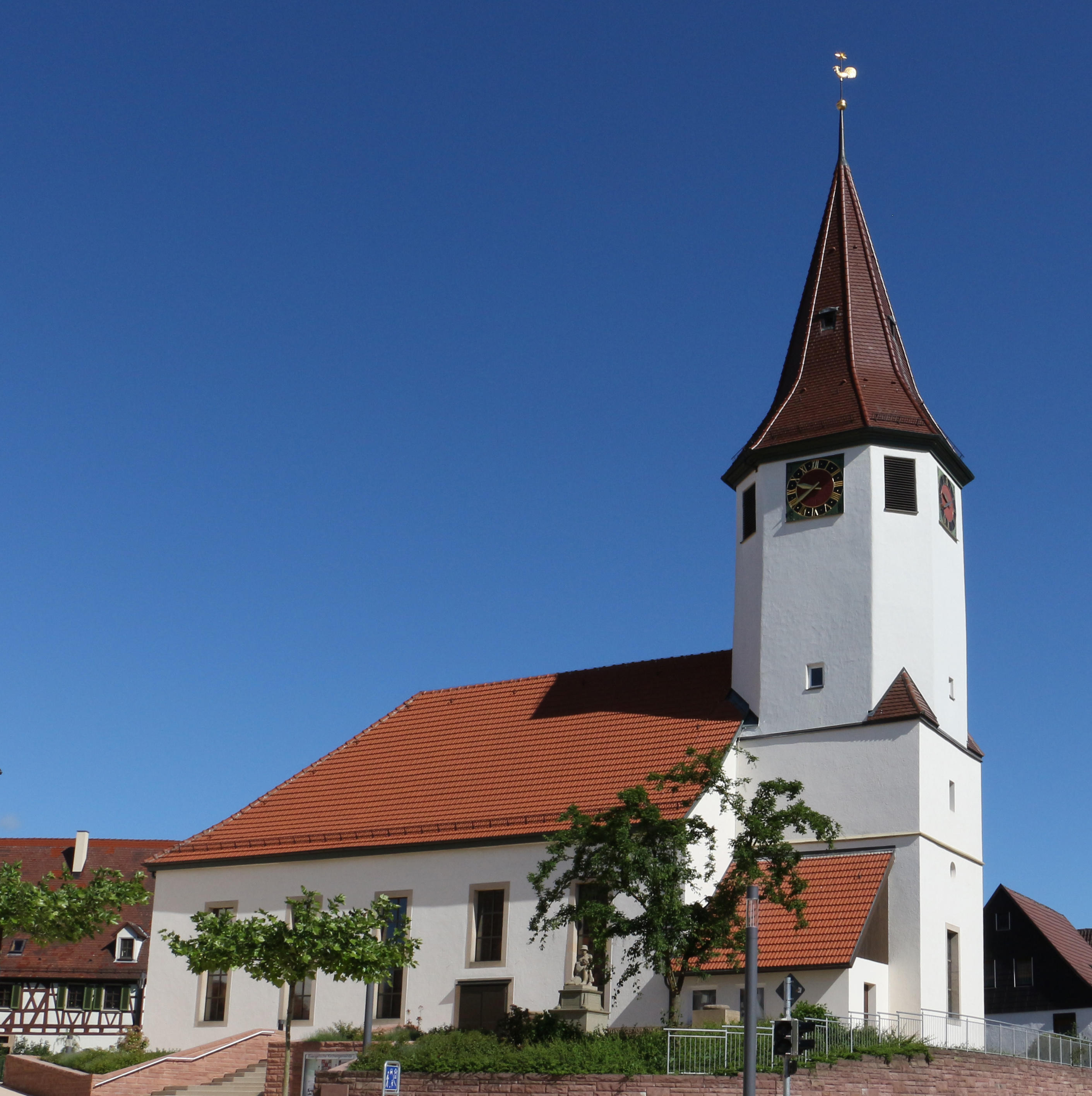 Martinskirche - Evangelische Kirchengemeinde Oberjettingen, Marktplatz 9 in Oberjettingen