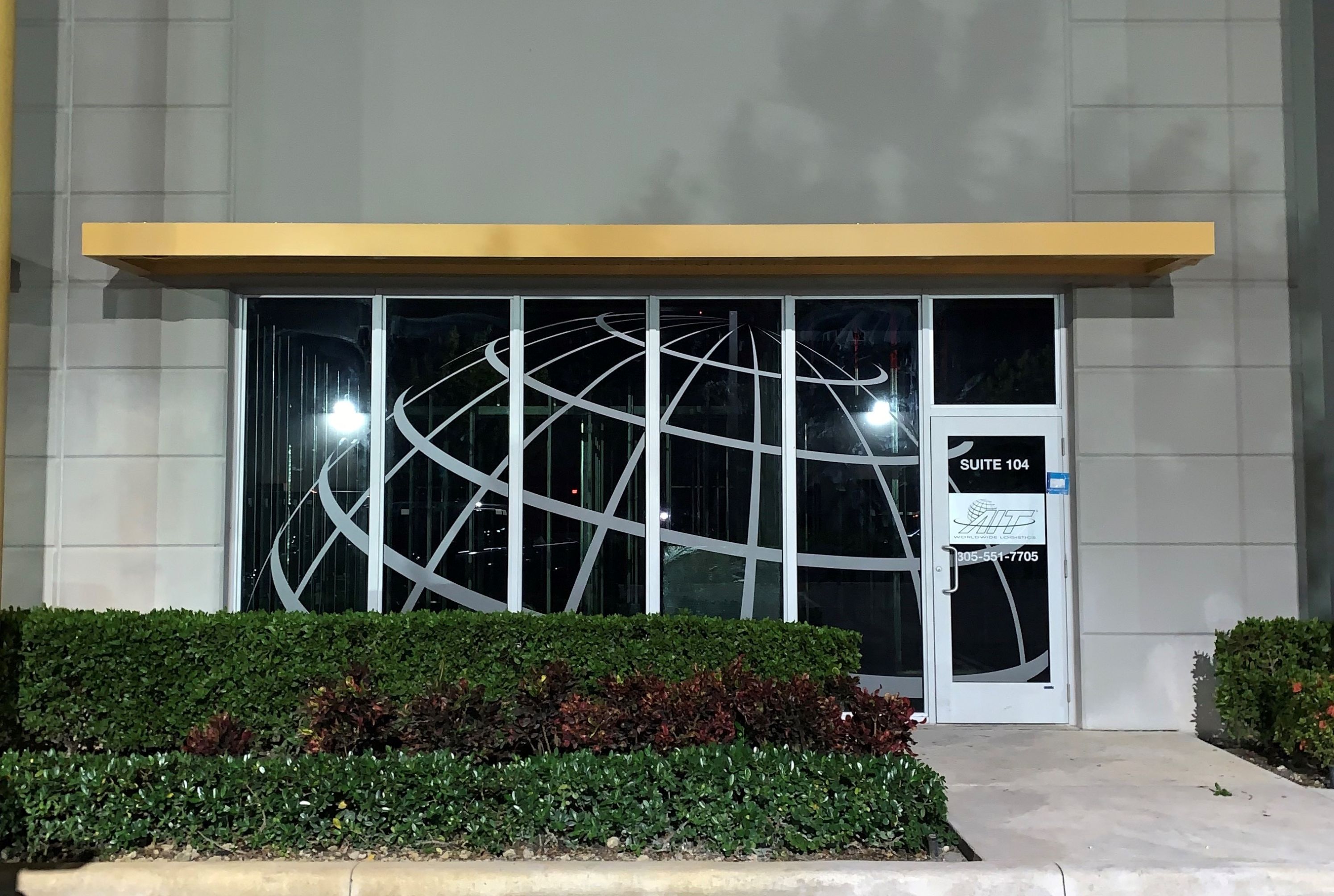 AIT Worldwide Logistics - Miami Office Entrance